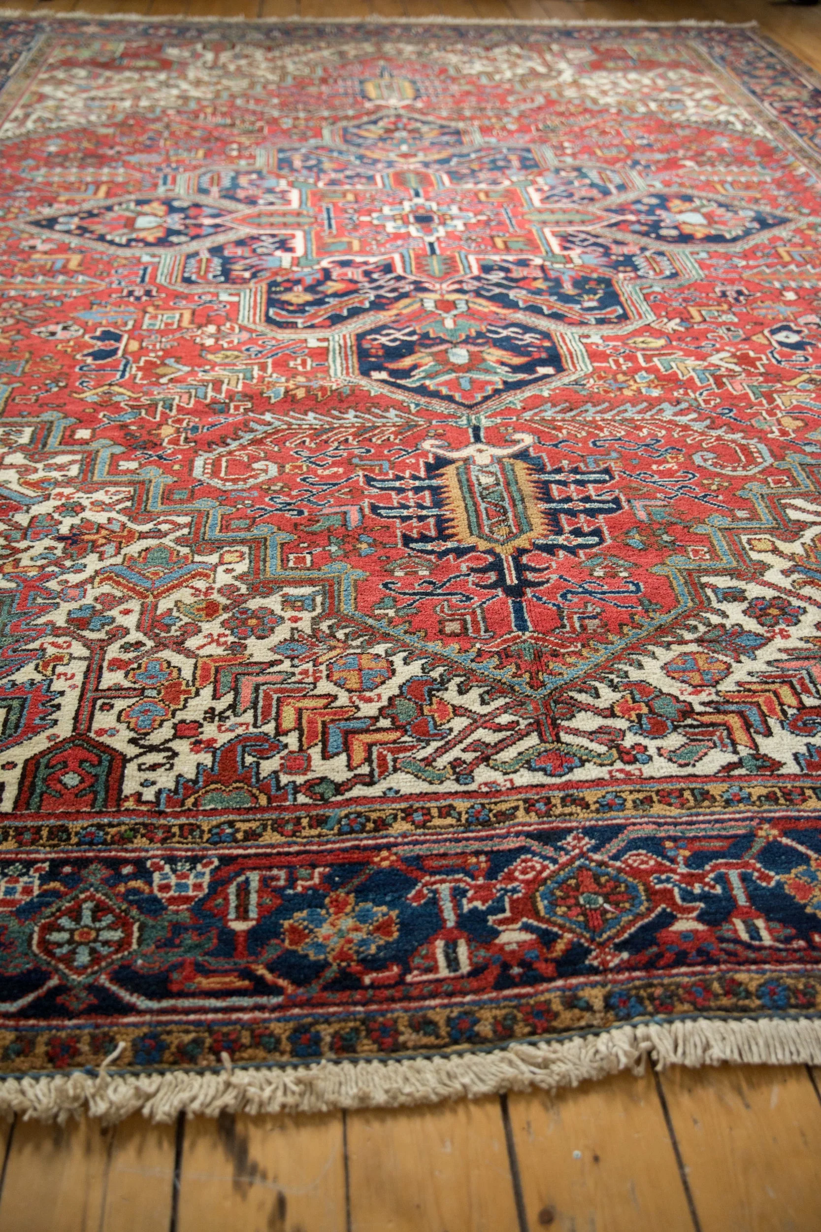 9.5x12.5 Vintage Mehrivan Carpet - Image 6