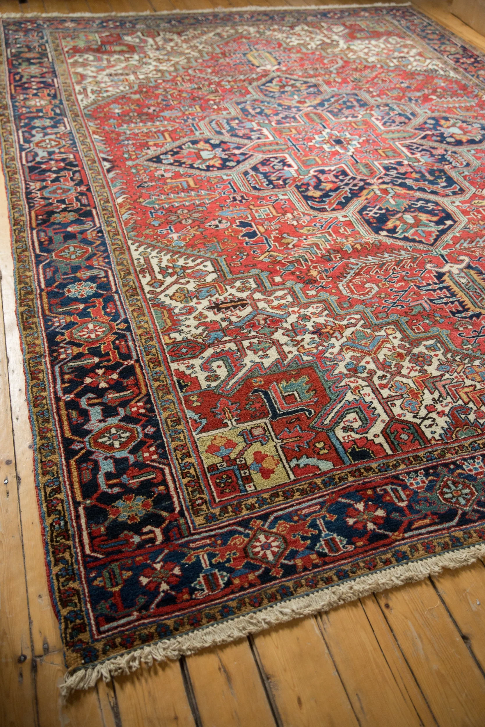 9.5x12.5 Vintage Mehrivan Carpet - Image 7