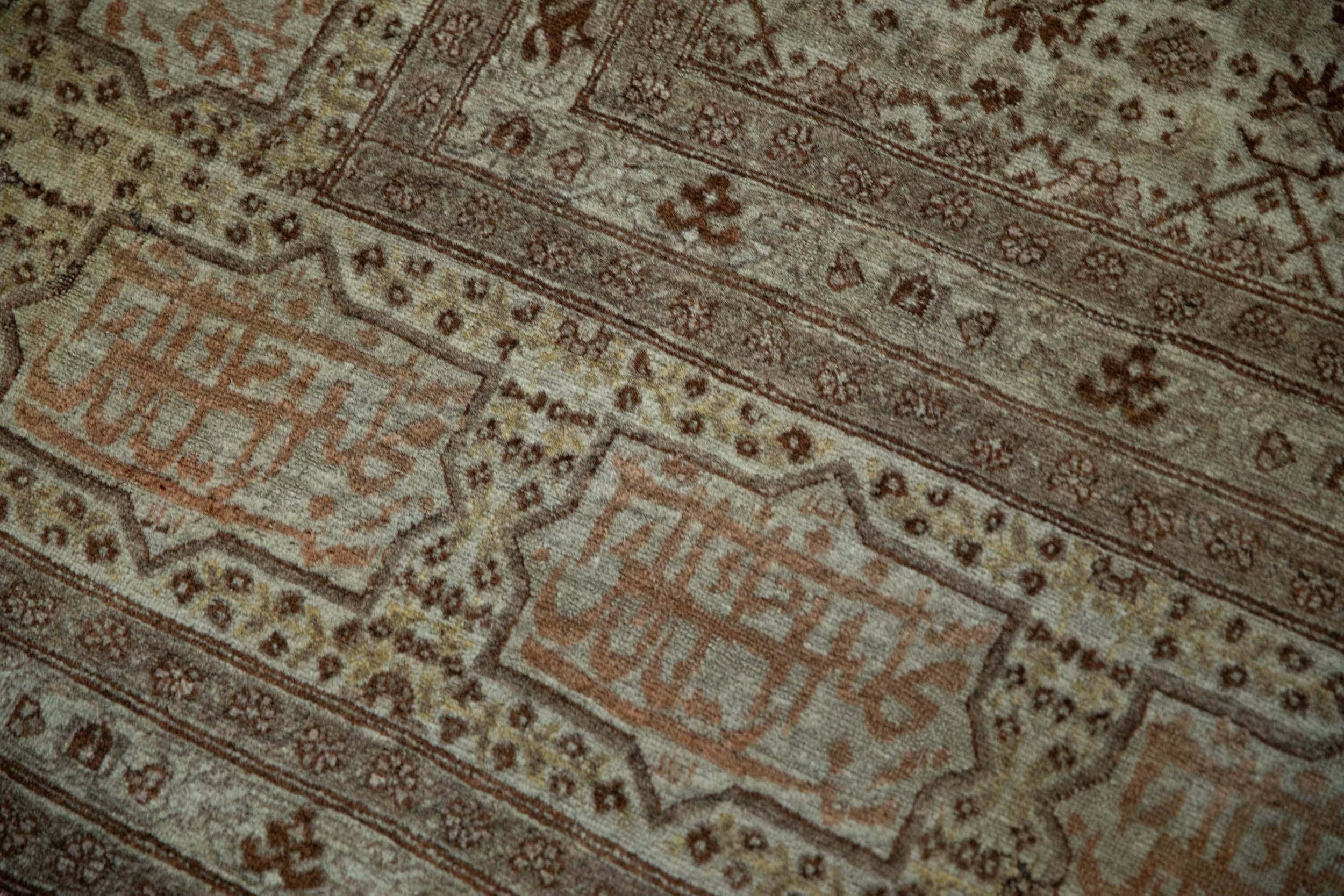9.5x12 Antique Fine Tabriz Carpet - Image 12