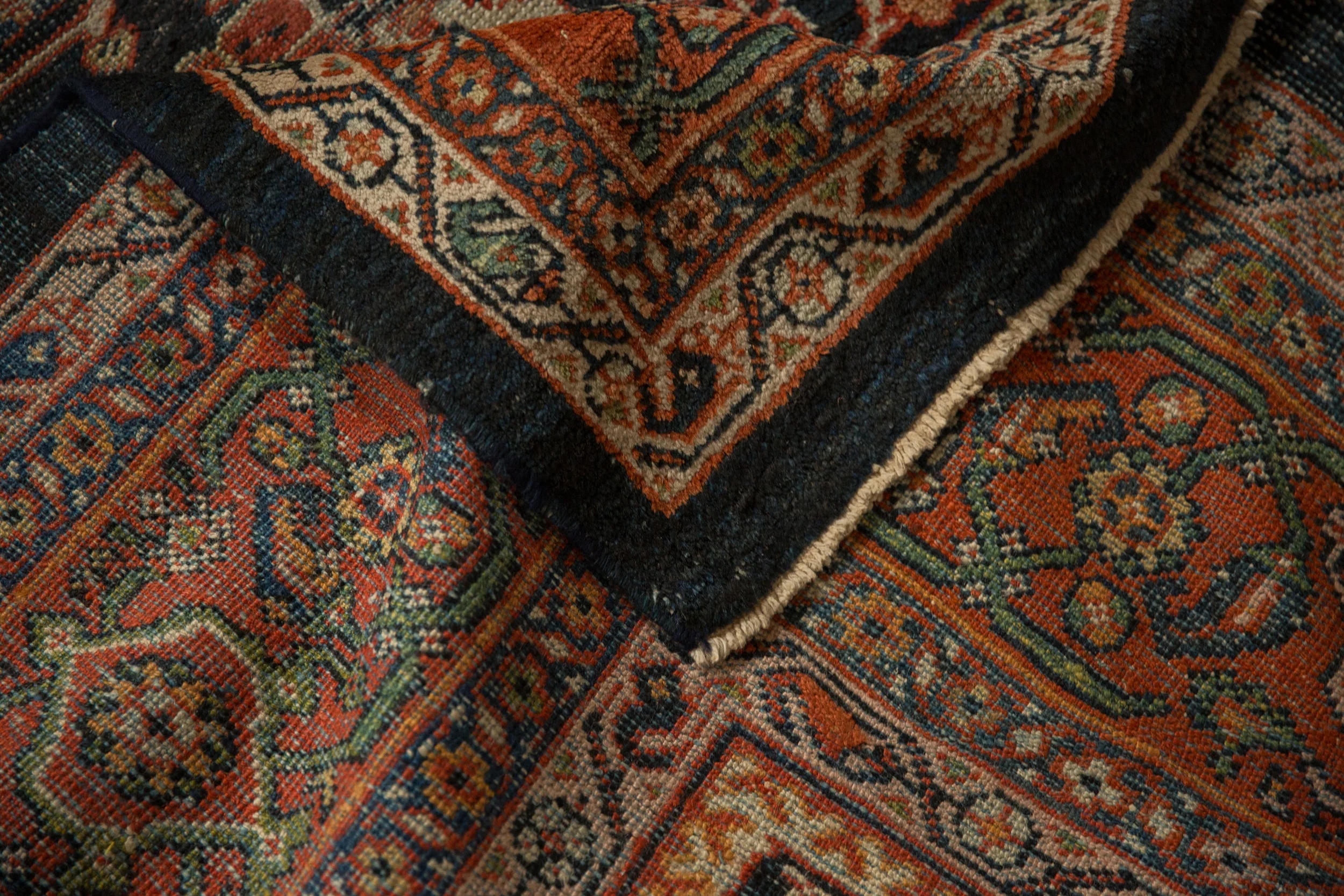 9.5x12 Vintage Mahal Carpet - Image 10