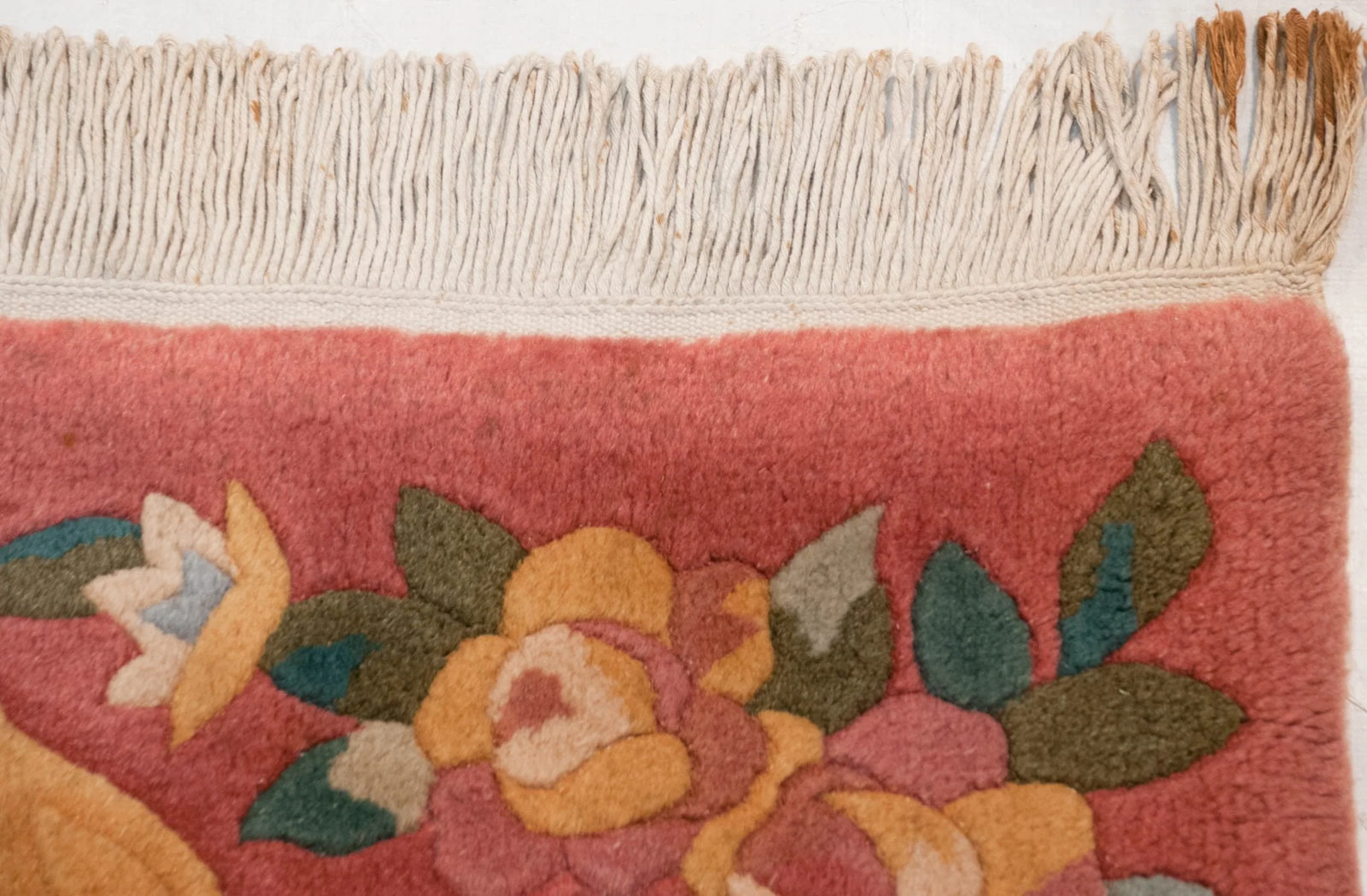 9.5x13.5 Vintage Japanese Aubusson Design Carpet - Image 7
