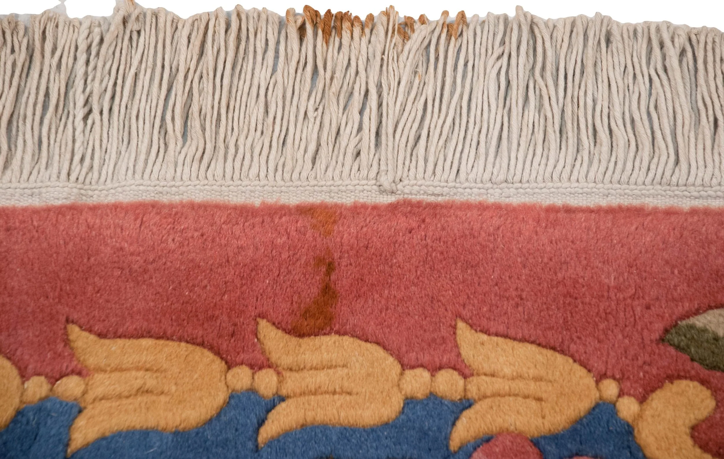 9.5x13.5 Vintage Japanese Aubusson Design Carpet - Image 8