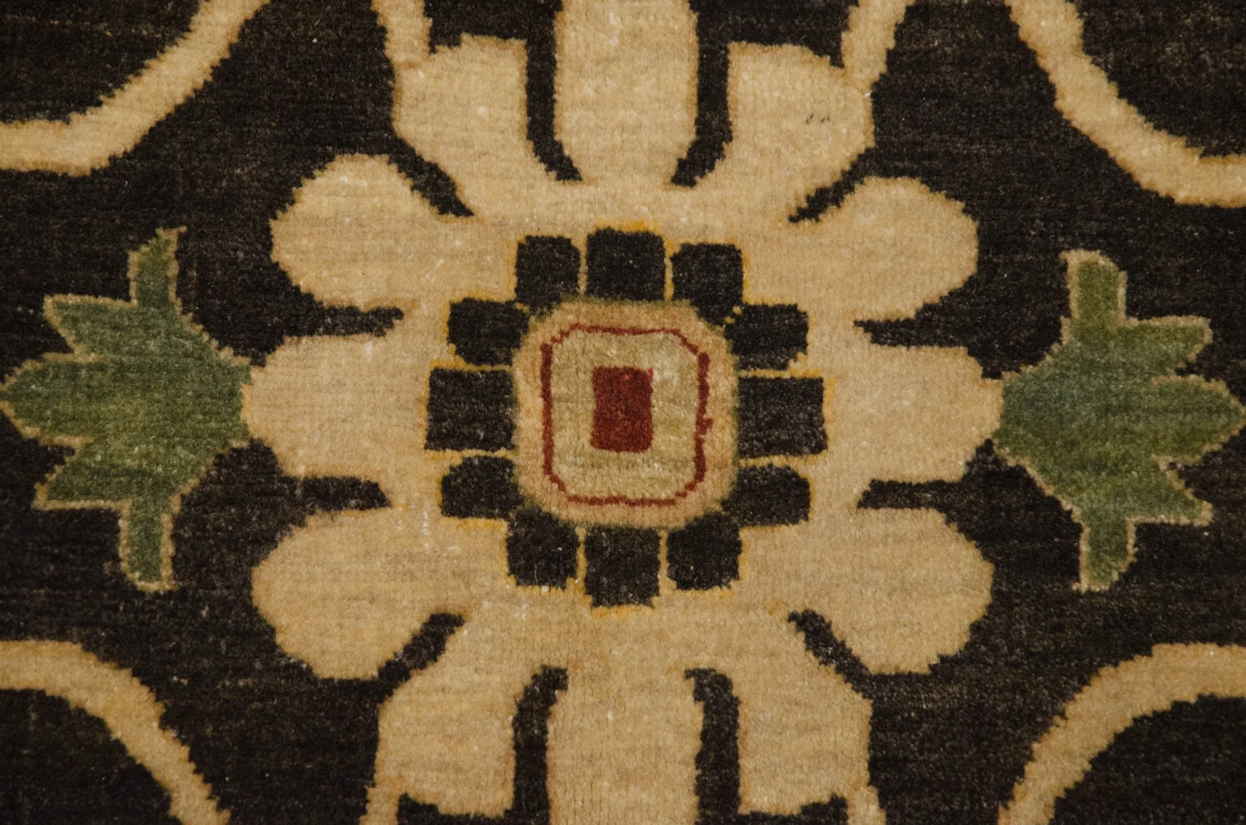 9.5x14.5 Fine Indian Serapi Design Carpet - Image 11