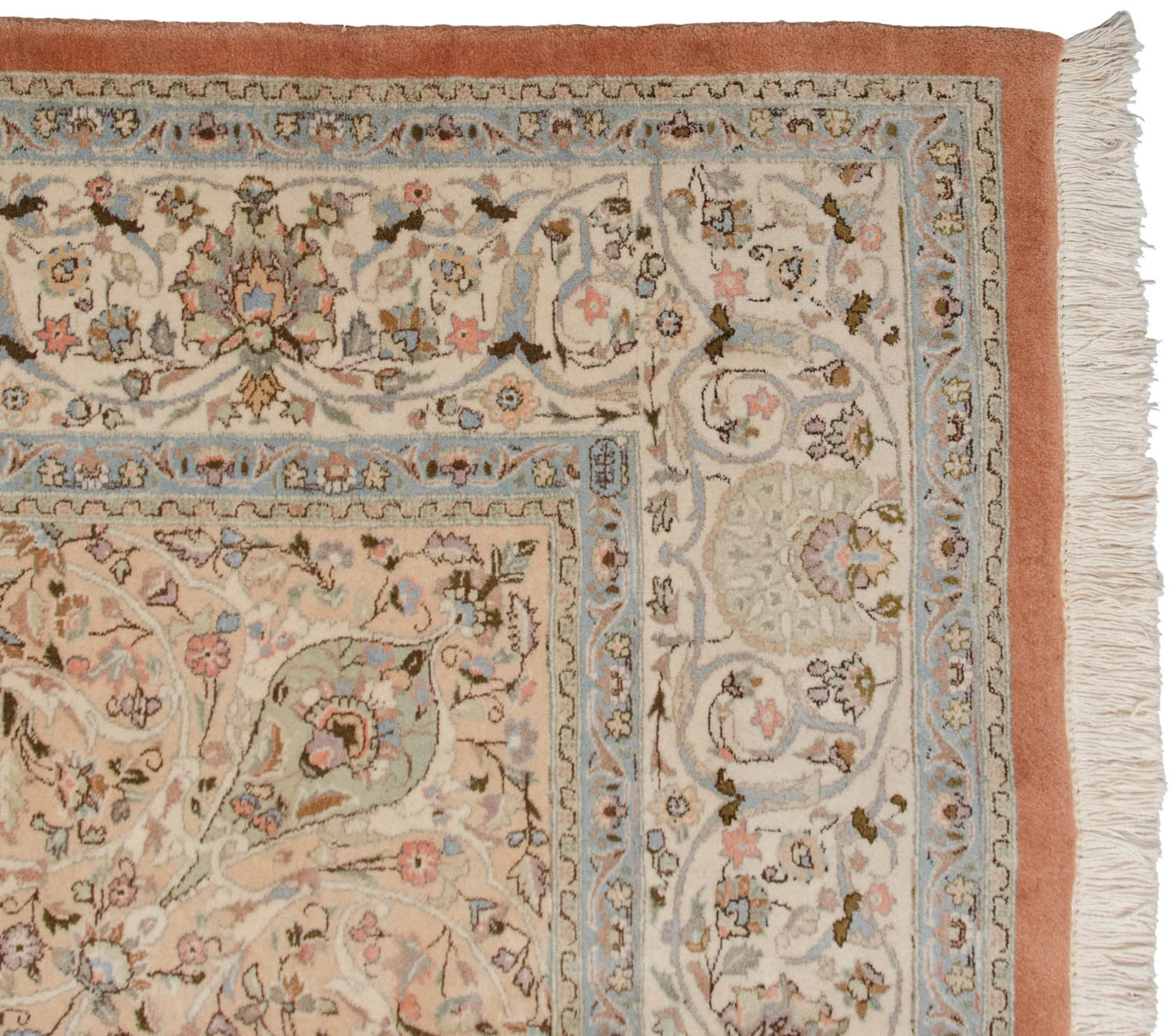 9.5x14.5 Vintage Tabriz Carpet - Image 6