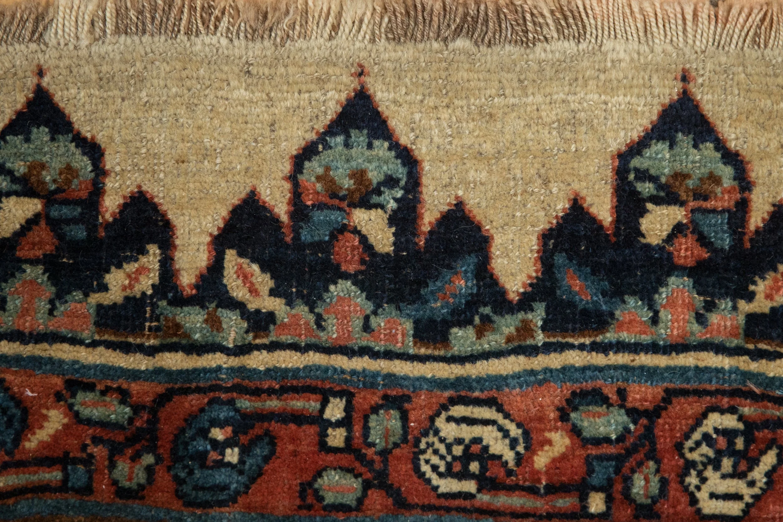 9.5x15 Antique Halvaie Bijar Carpet - Image 16