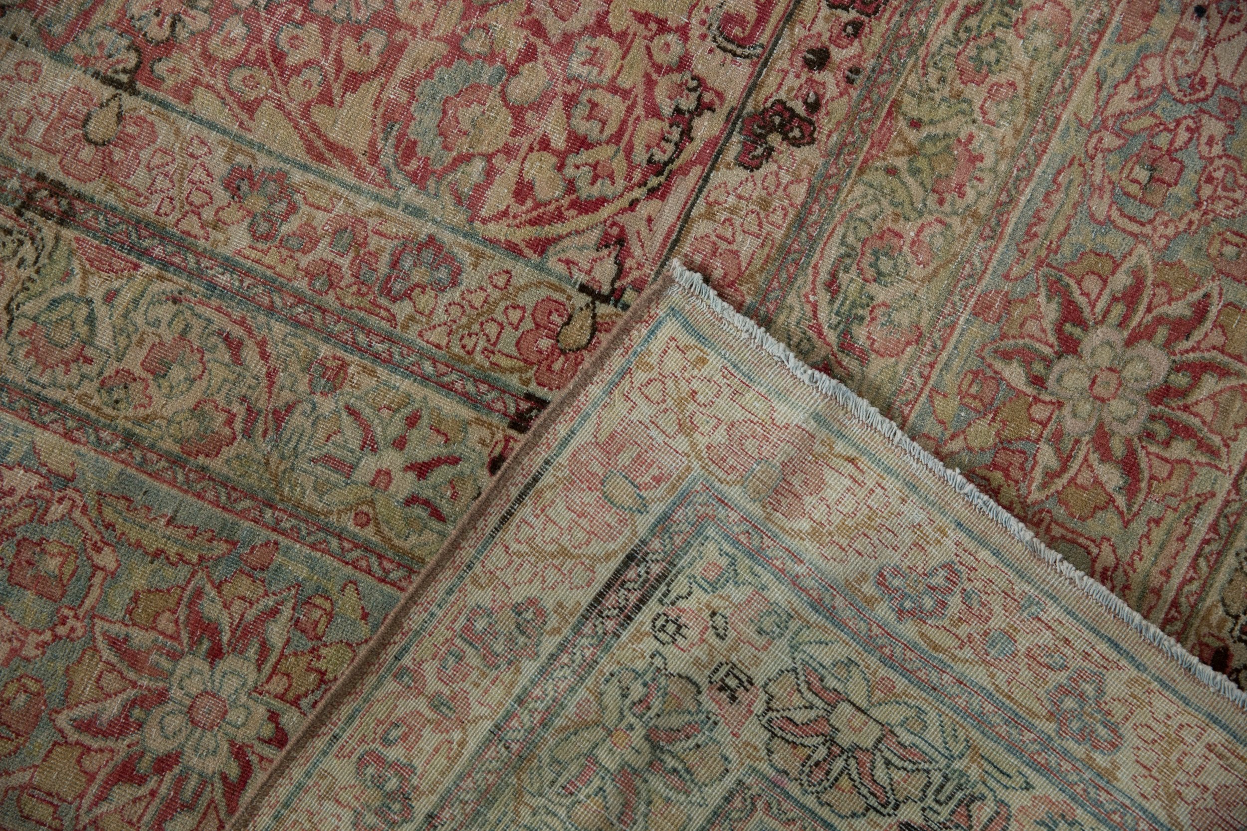 9.5x18.5 Antique Distressed Kermanshah Carpet - Image 10