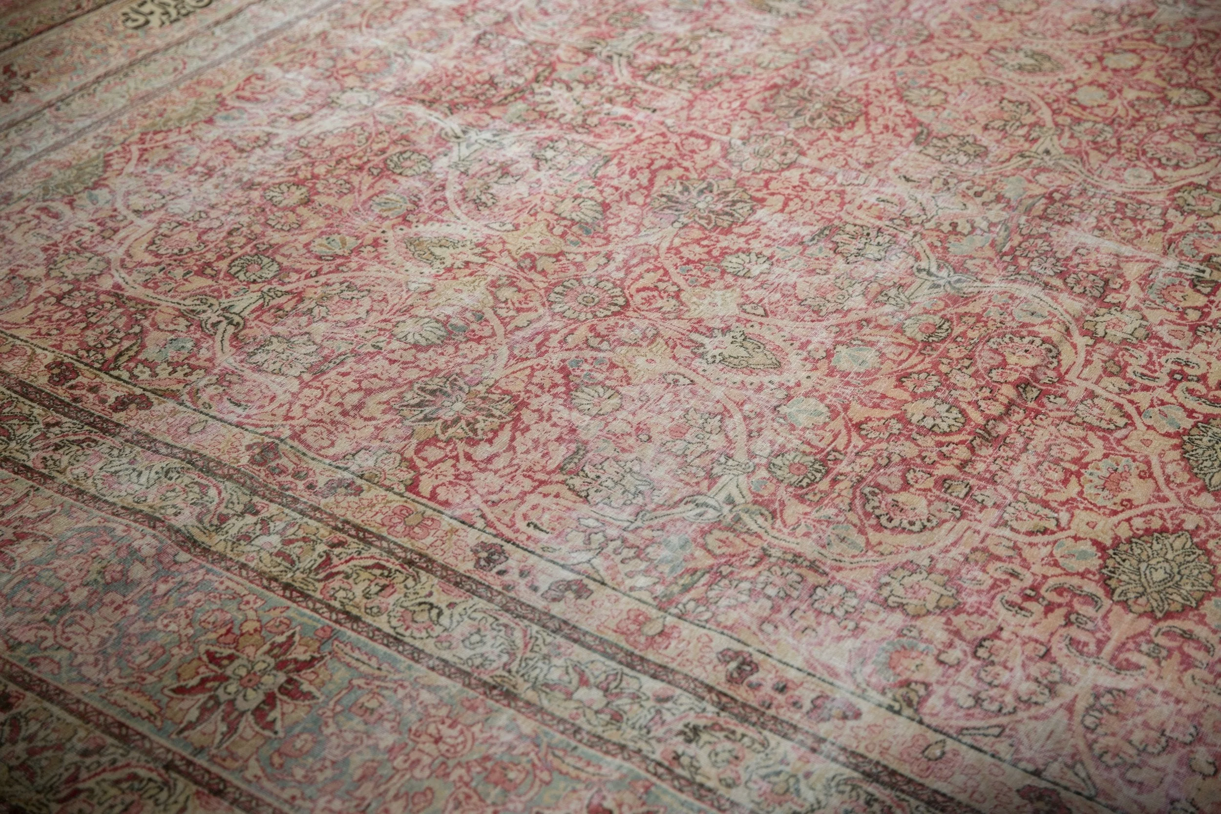 9.5x18.5 Antique Distressed Kermanshah Carpet - Image 14