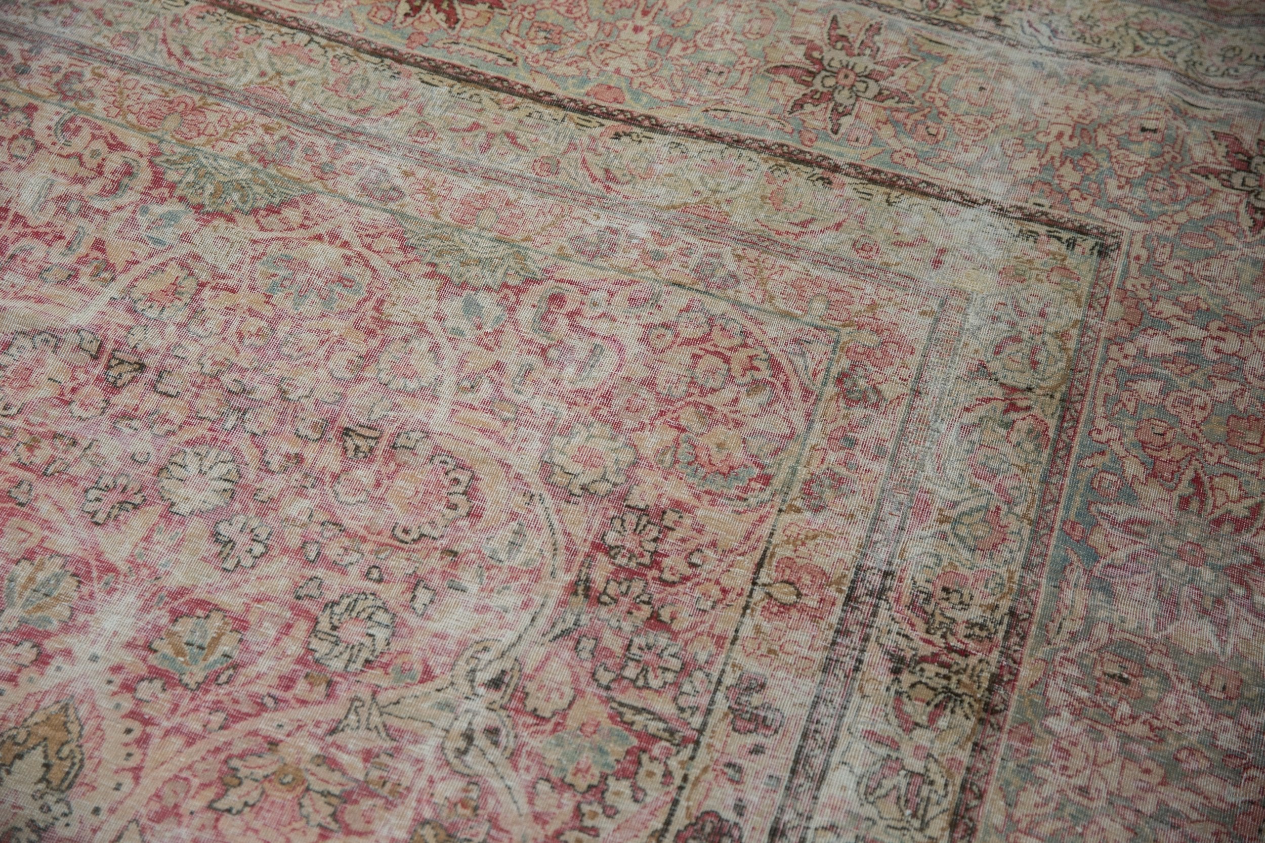 9.5x18.5 Antique Distressed Kermanshah Carpet - Image 16
