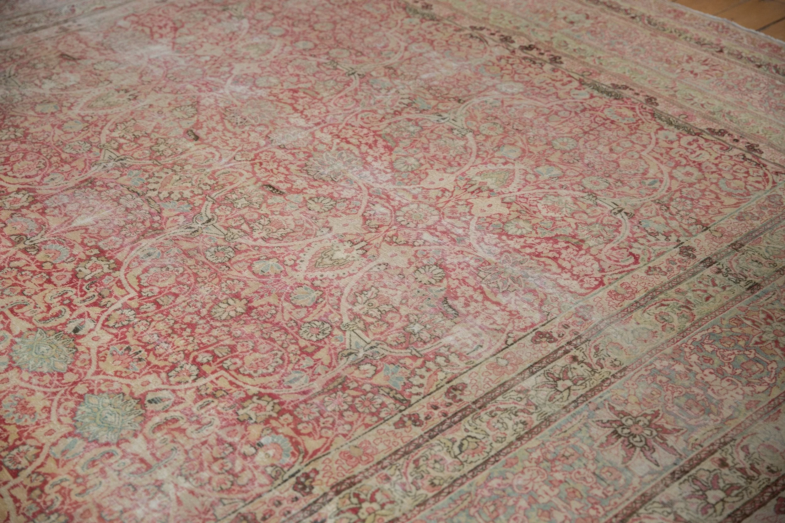 9.5x18.5 Antique Distressed Kermanshah Carpet - Image 6