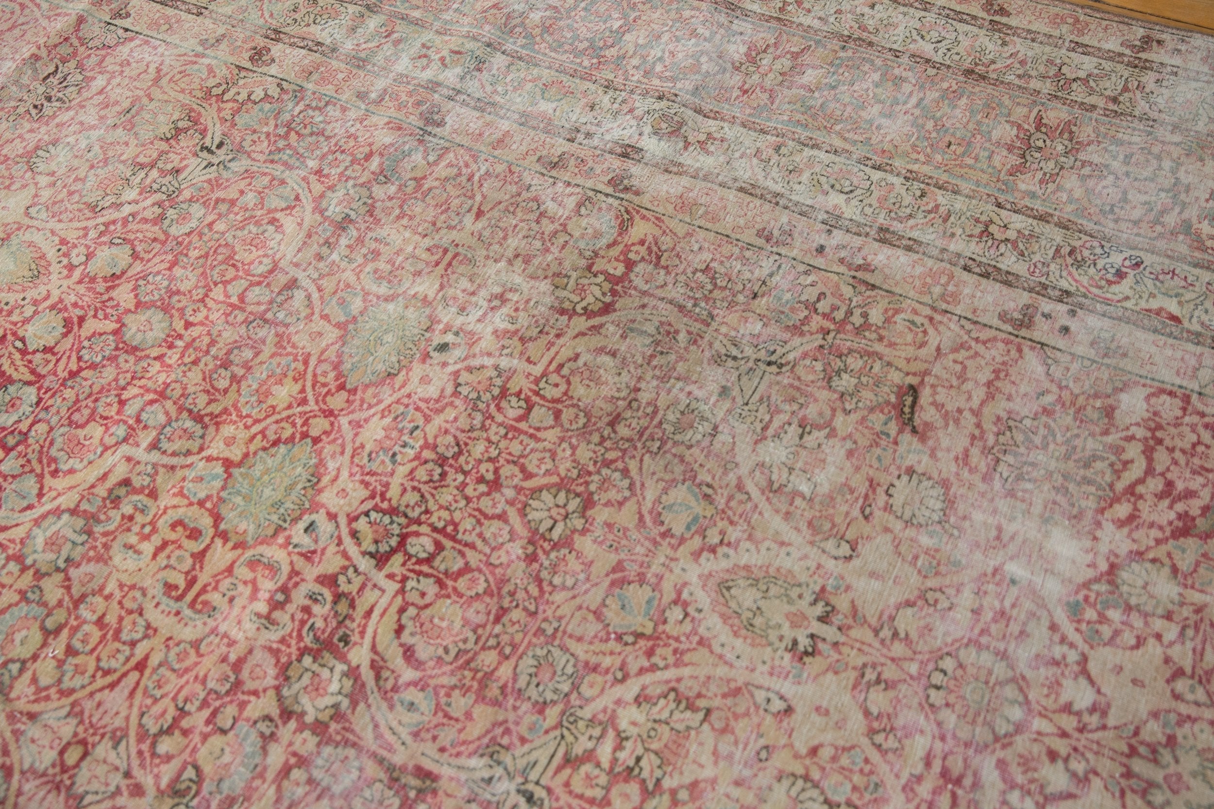 9.5x18.5 Antique Distressed Kermanshah Carpet - Image 7