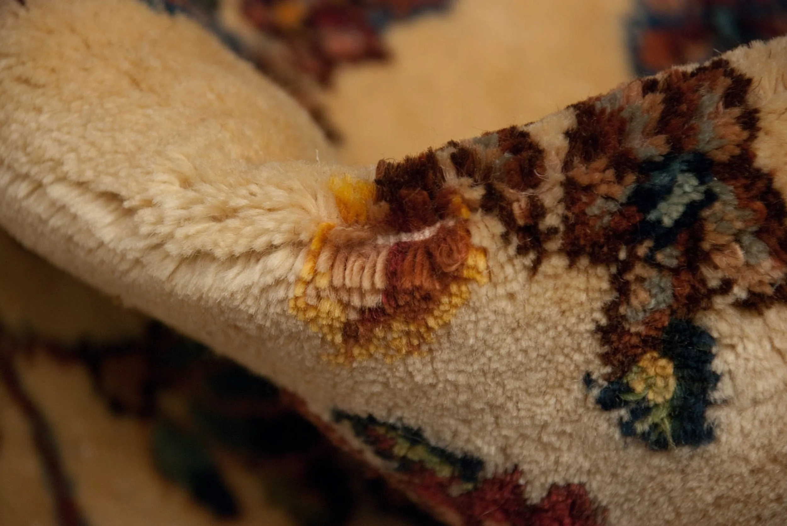 9.5x22.5 Vintage Kerman Carpet - Image 15
