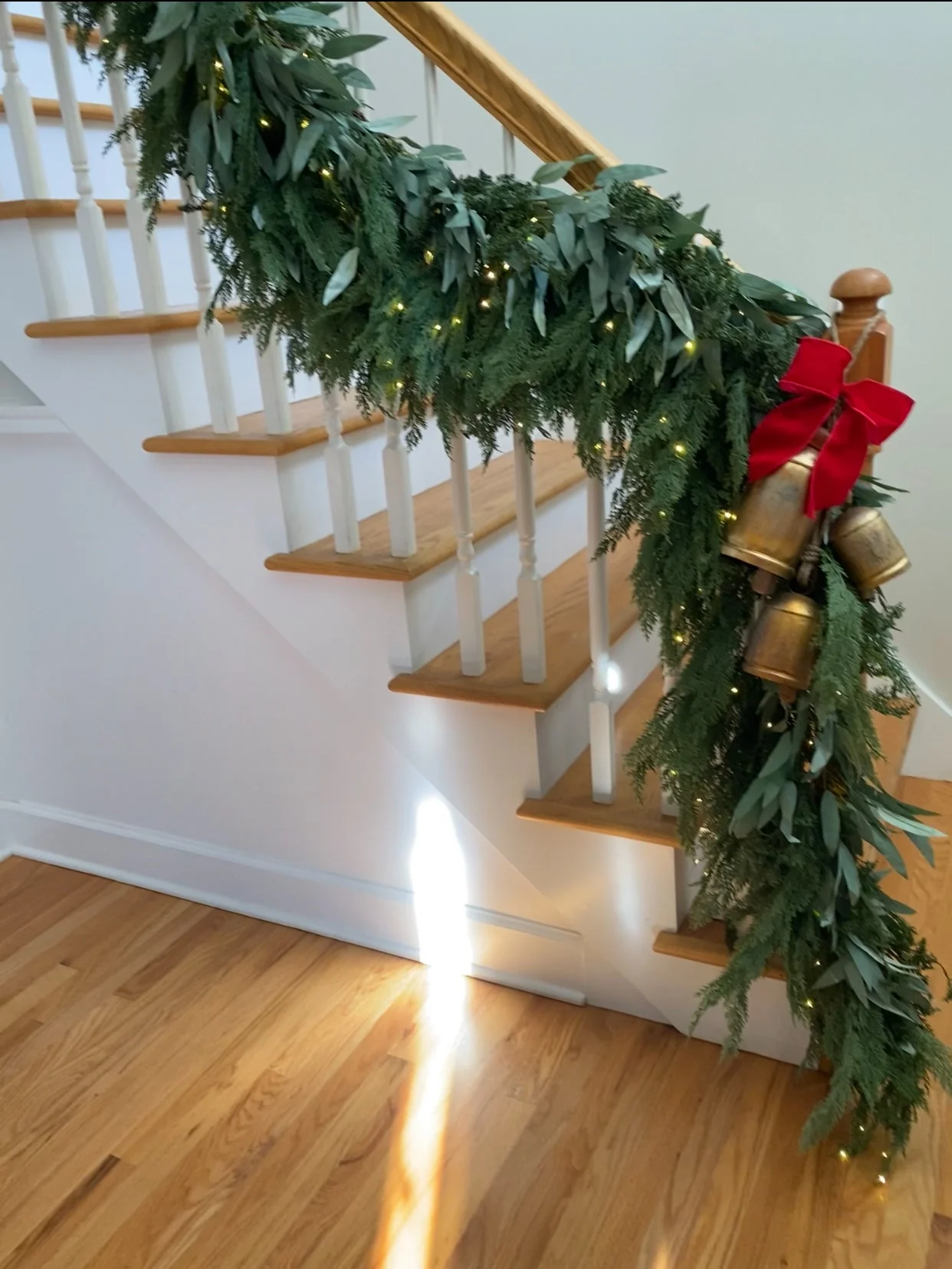 Ready to Ship - 9’ Artificial Real-Touch Cedar and Long Leaf Eucalyptus Garland - Image 6