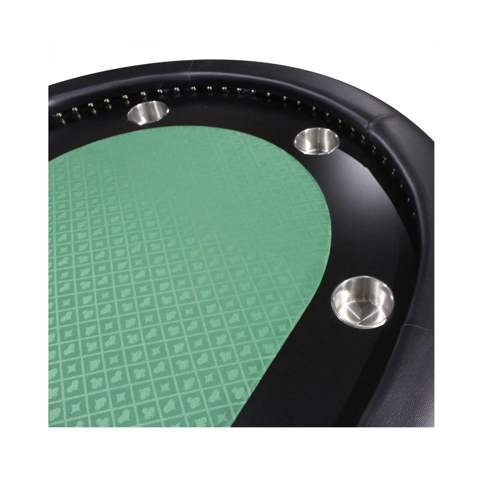 96-Inch Premium 10-Player Poker Table With Cup Holders And Chip Tray (SAK16495) - Image 6