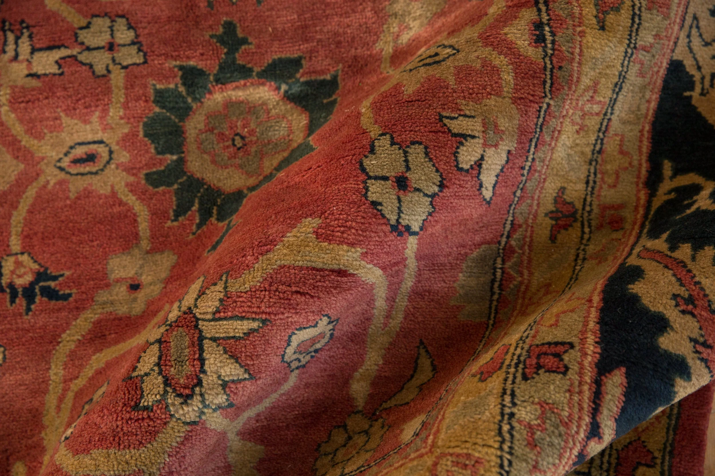 9x11.5 Vintage Agra Carpet - Image 10