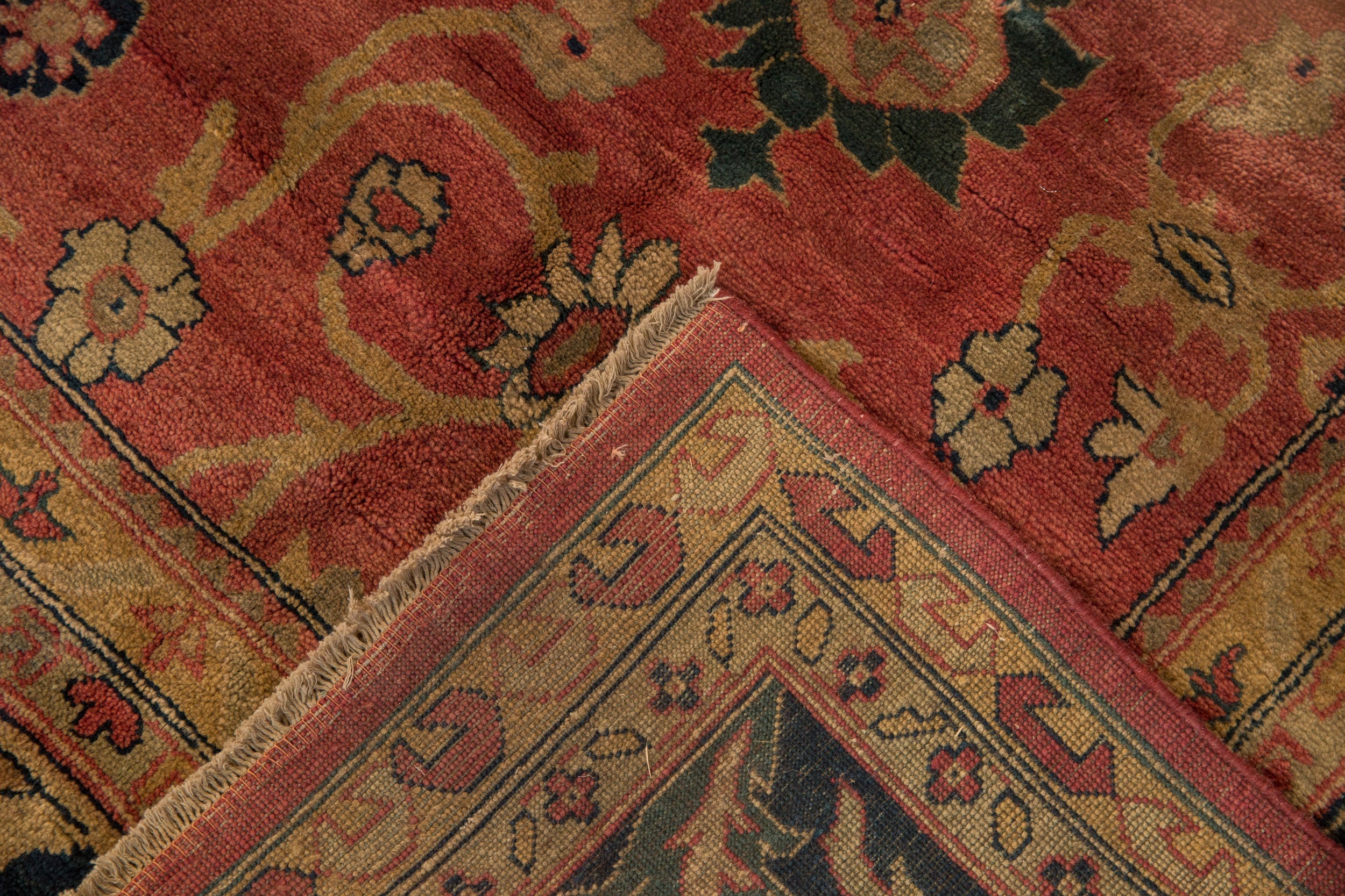 9x11.5 Vintage Agra Carpet - Image 11