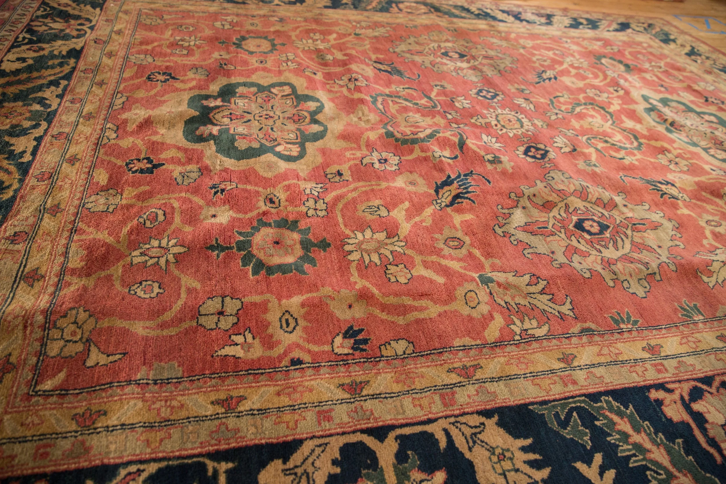 9x11.5 Vintage Agra Carpet - Image 3