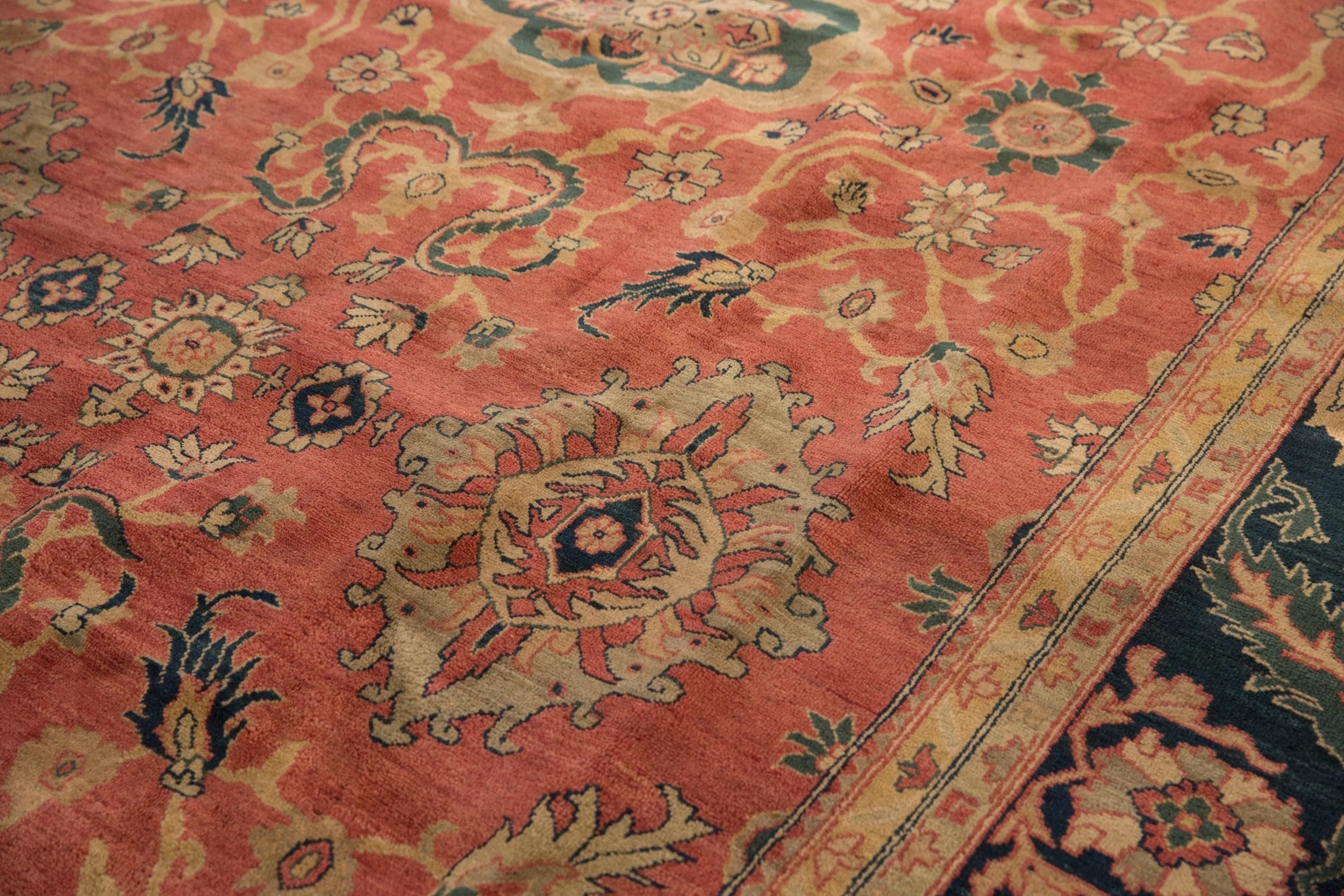 9x11.5 Vintage Agra Carpet - Image 4