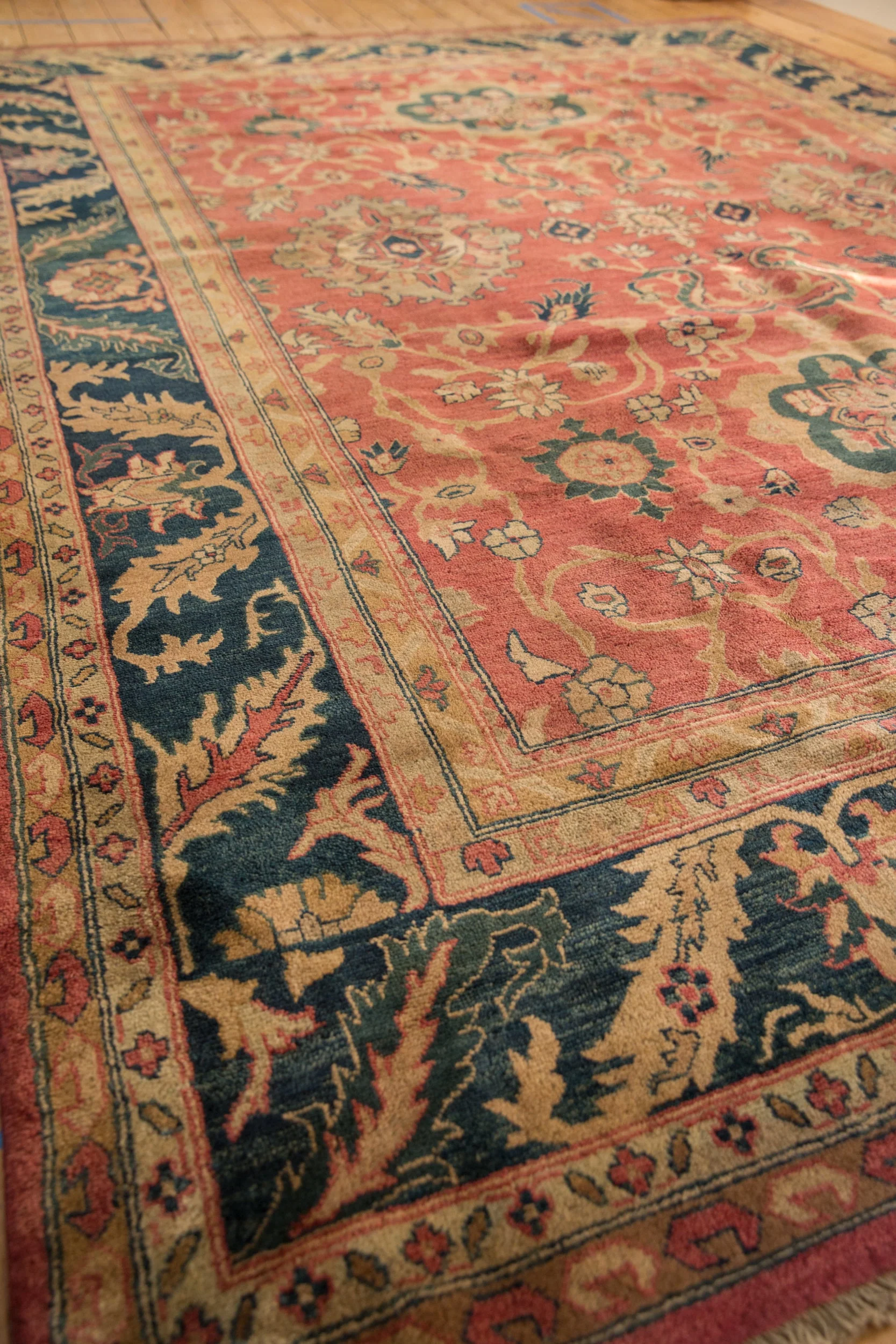 9x11.5 Vintage Agra Carpet - Image 5