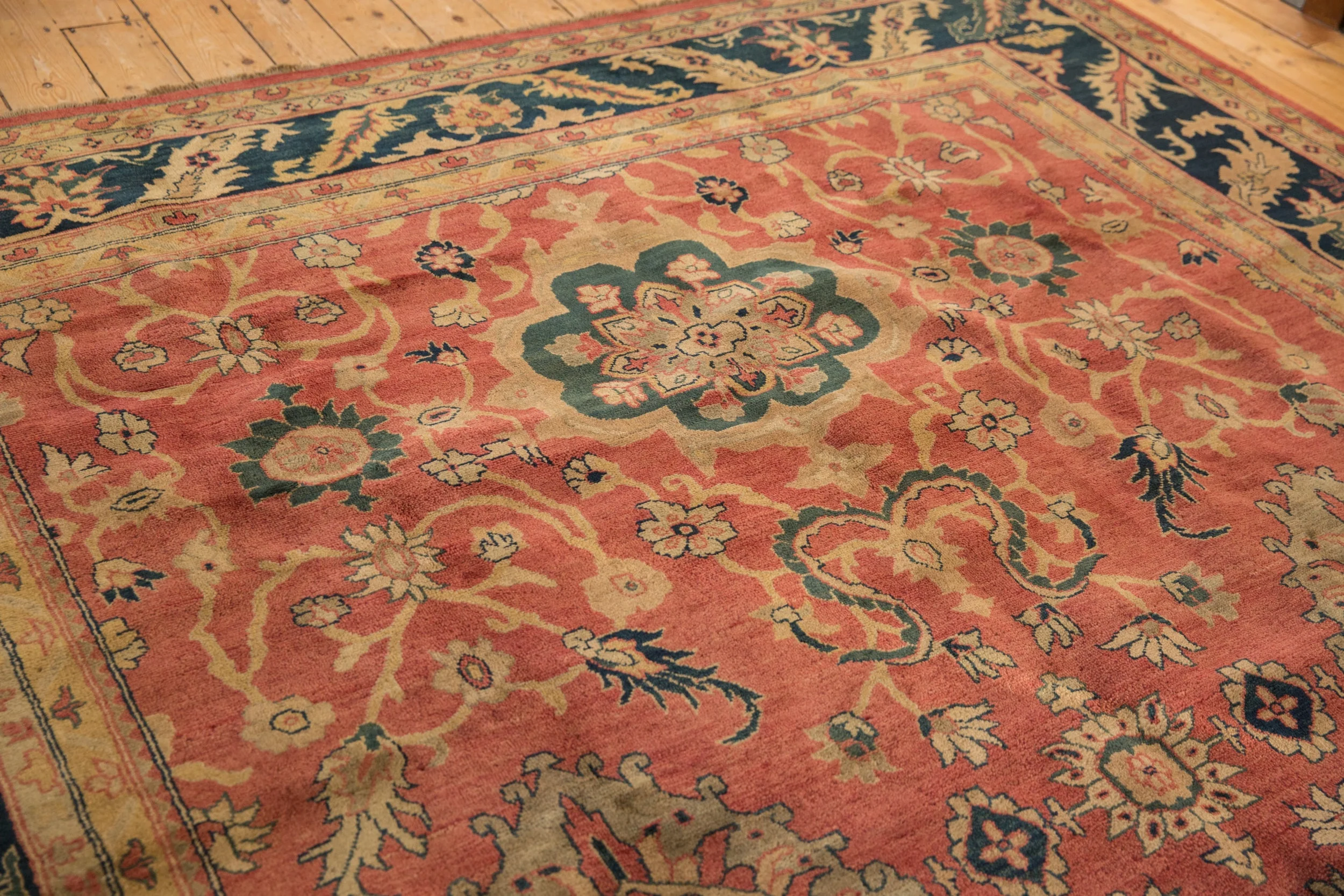 9x11.5 Vintage Agra Carpet - Image 6