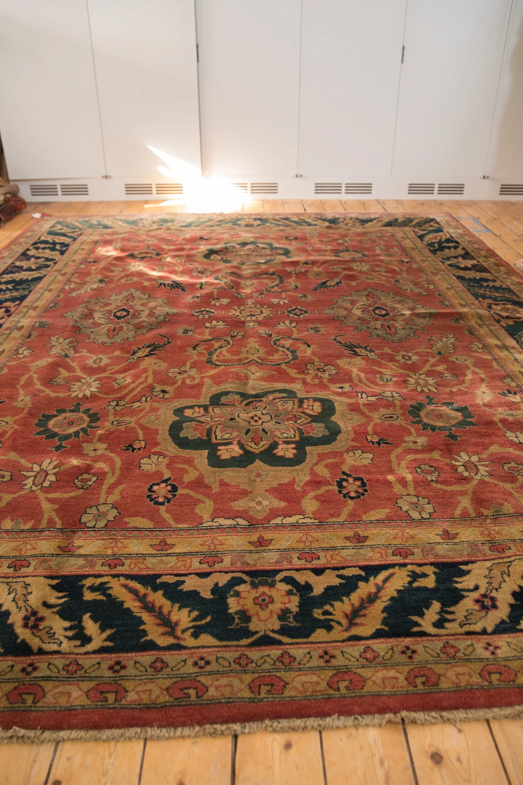 9x11.5 Vintage Agra Carpet - Image 7