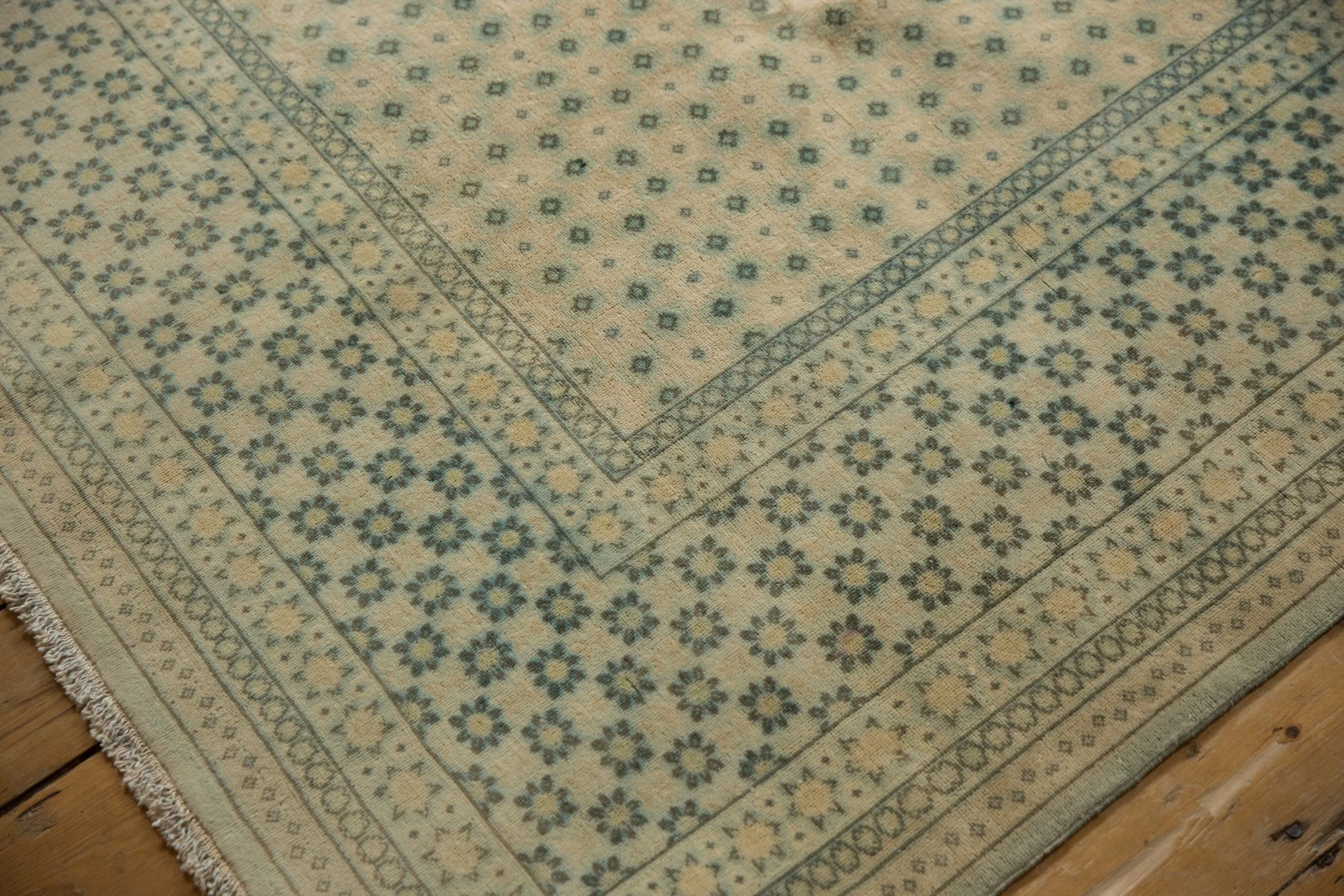 9x11.5 Vintage Distressed Bulgarian Tabriz Design Carpet - Image 8