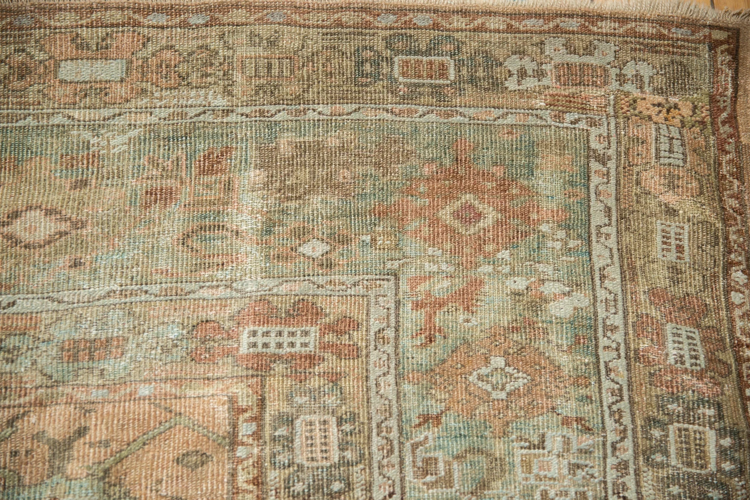 RESERVED 9x11.5 Vintage Distressed Ghiordes Carpet - Image 3