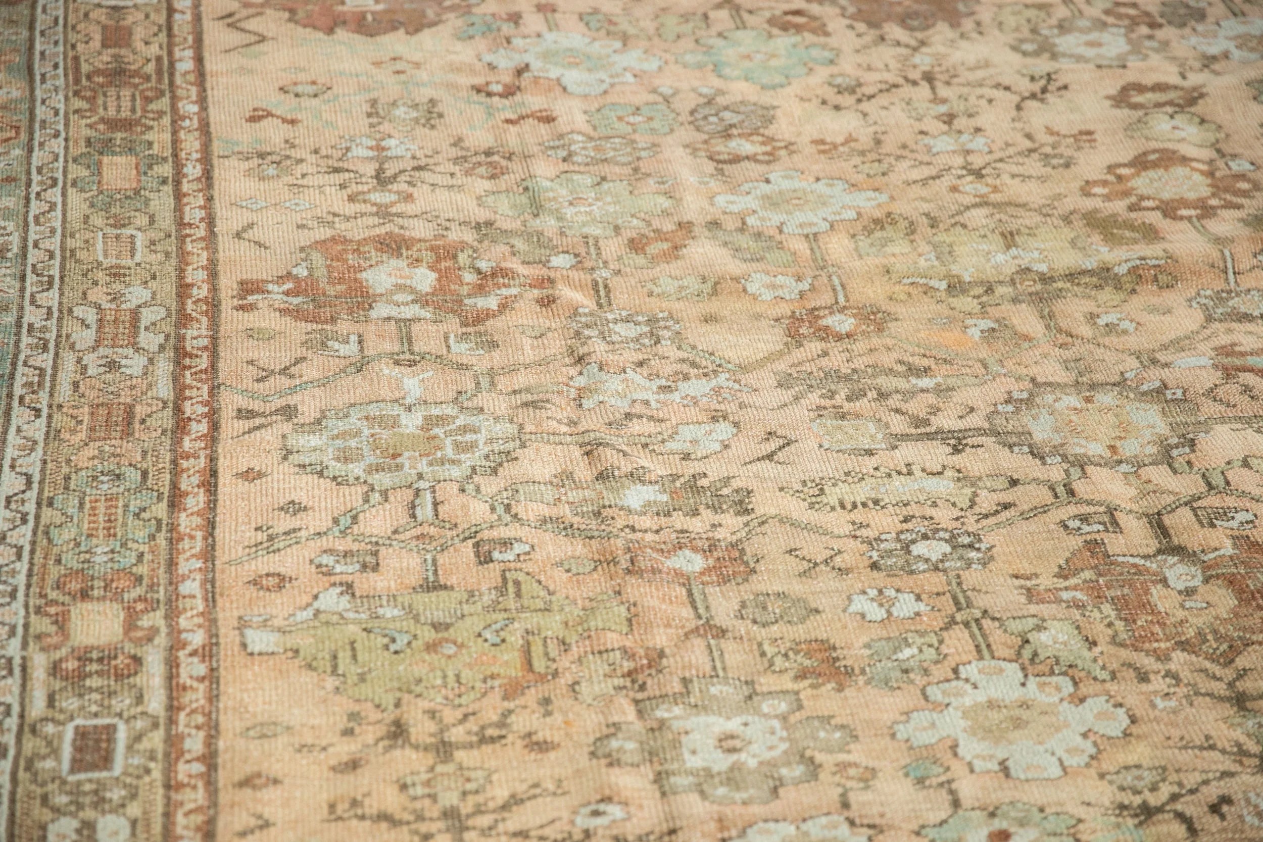 RESERVED 9x11.5 Vintage Distressed Ghiordes Carpet - Image 6