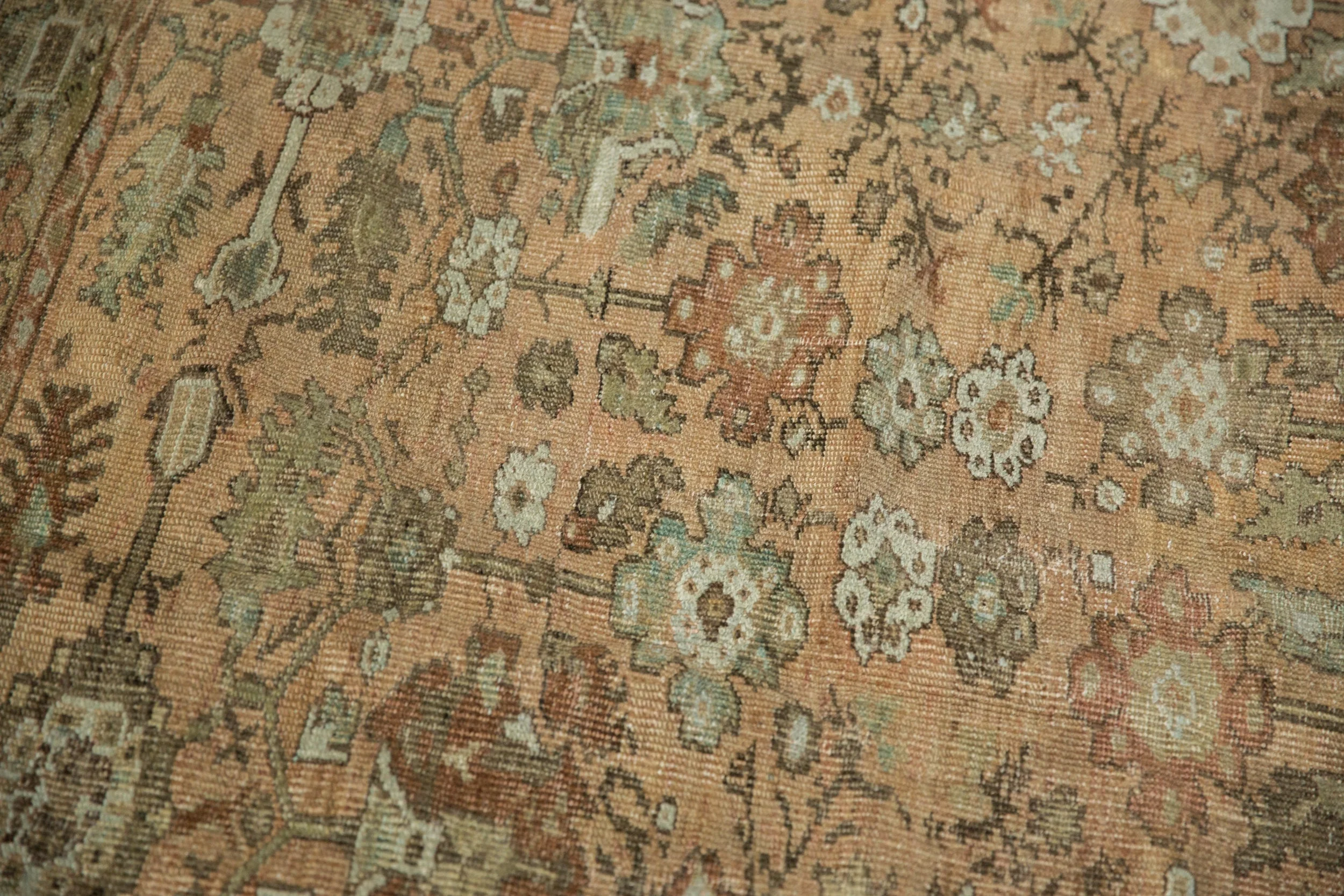 RESERVED 9x11.5 Vintage Distressed Ghiordes Carpet - Image 8