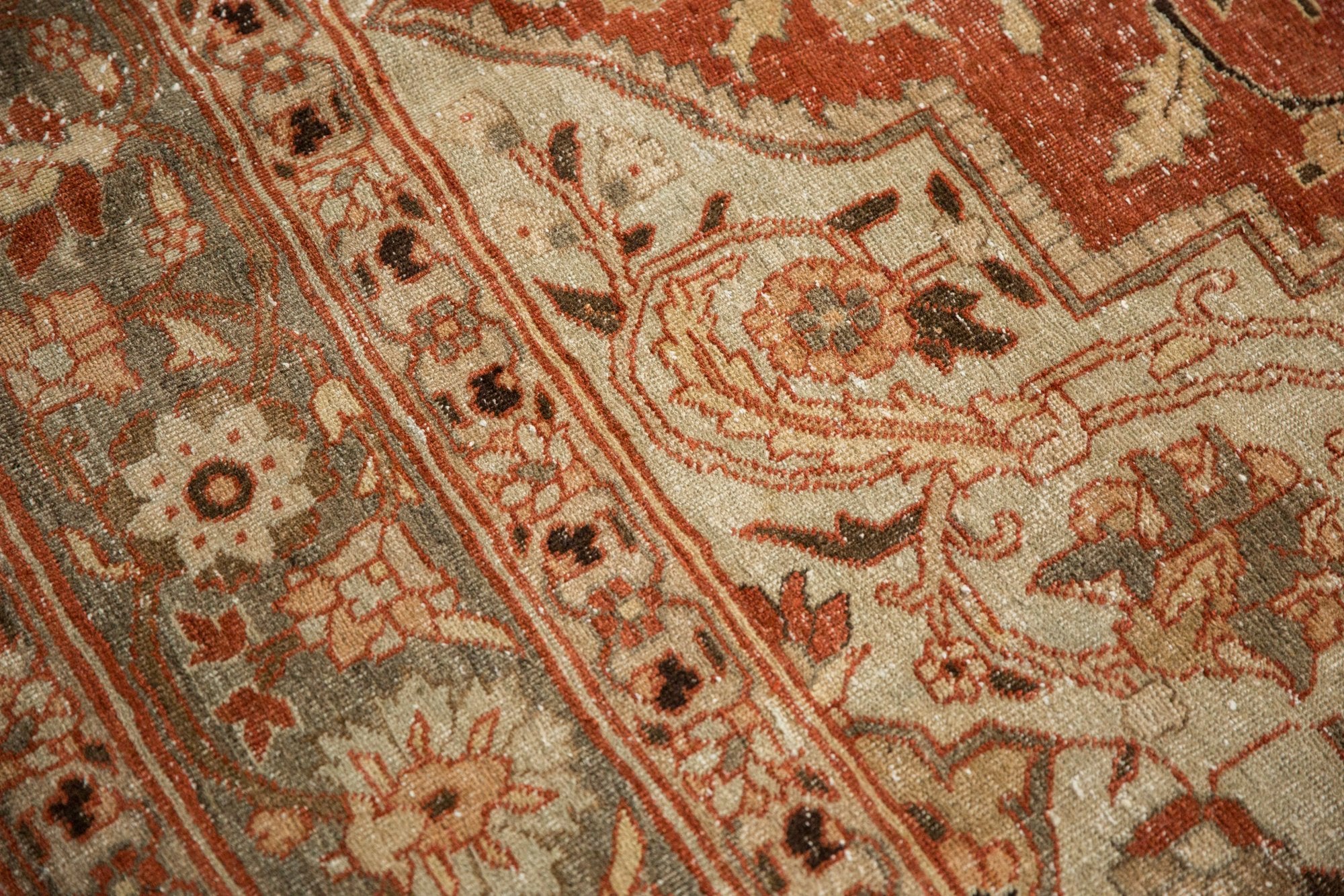 9x11.5 Vintage Distressed Khoy Carpet - Image 13