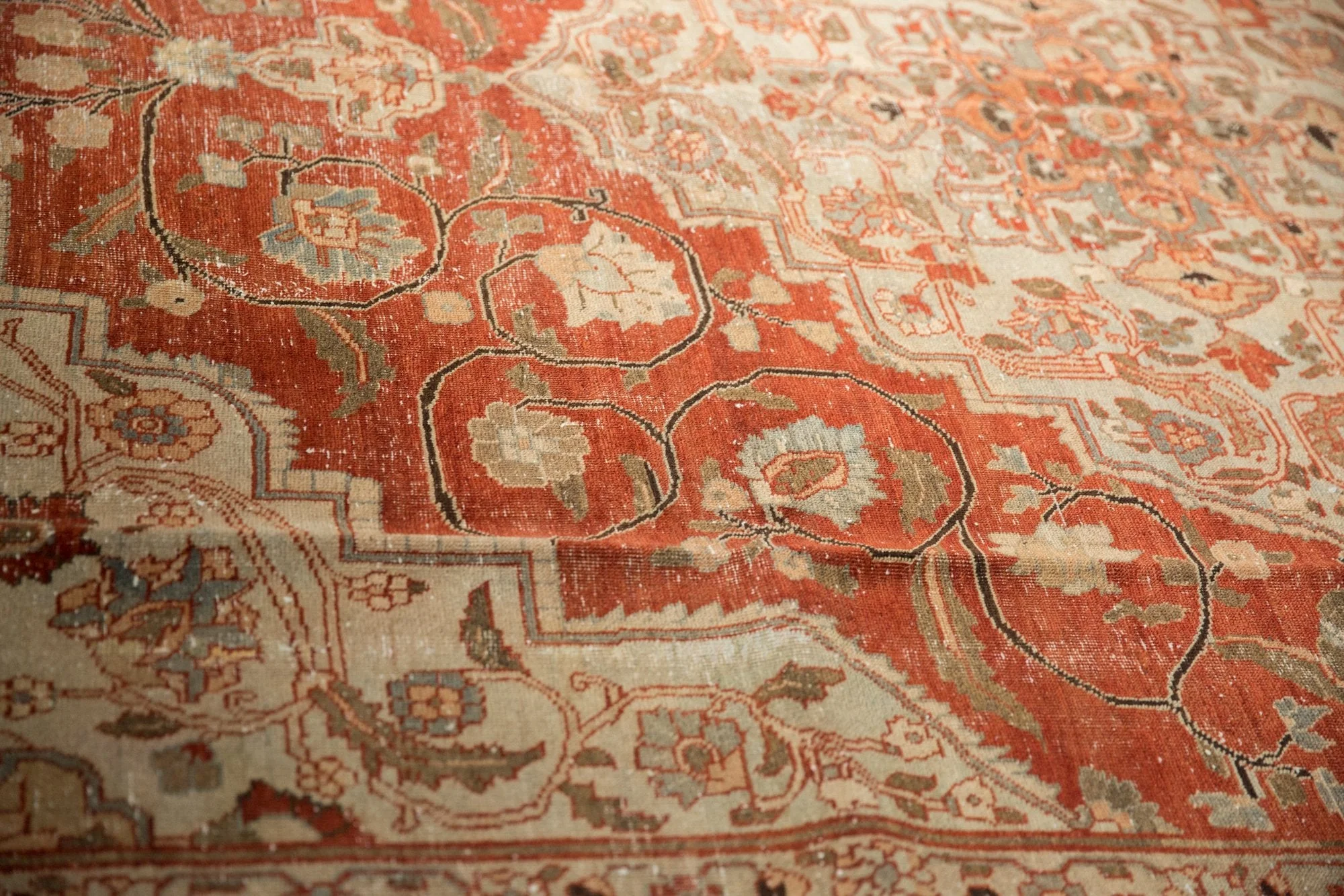 9x11.5 Vintage Distressed Khoy Carpet - Image 6