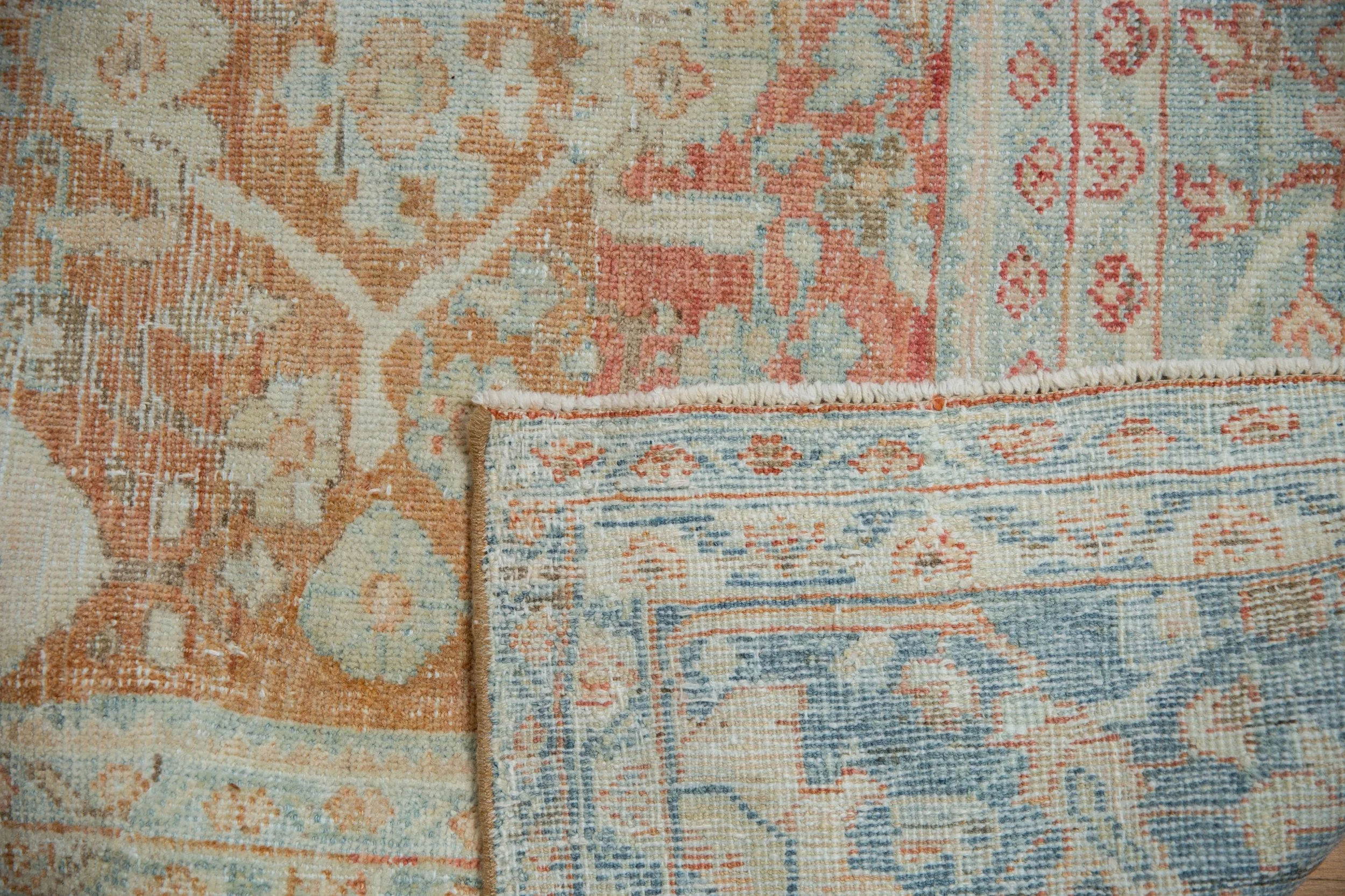 9x11.5 Vintage Distressed Mahal Carpet - Image 12