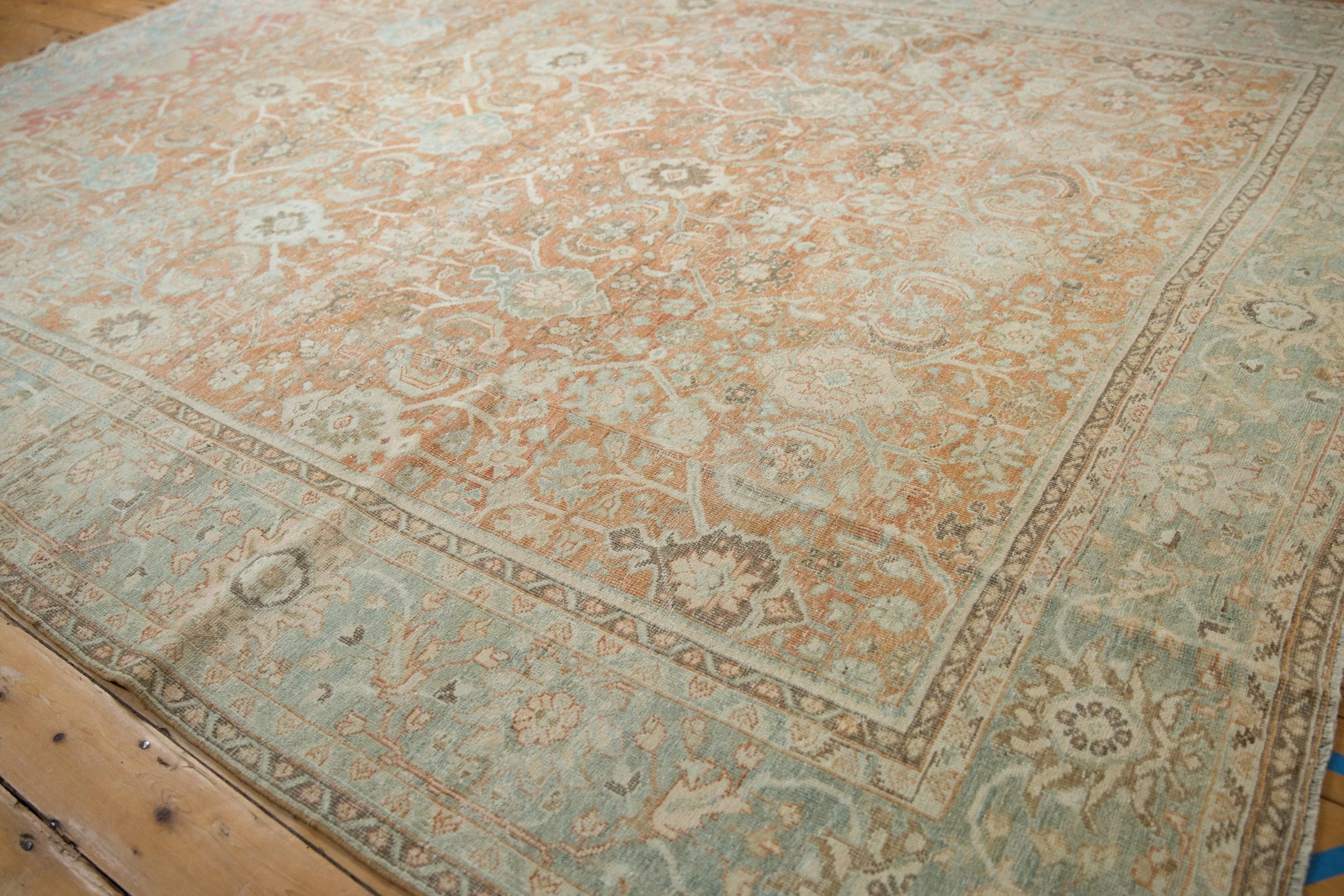 9x11.5 Vintage Distressed Mahal Carpet - Image 3