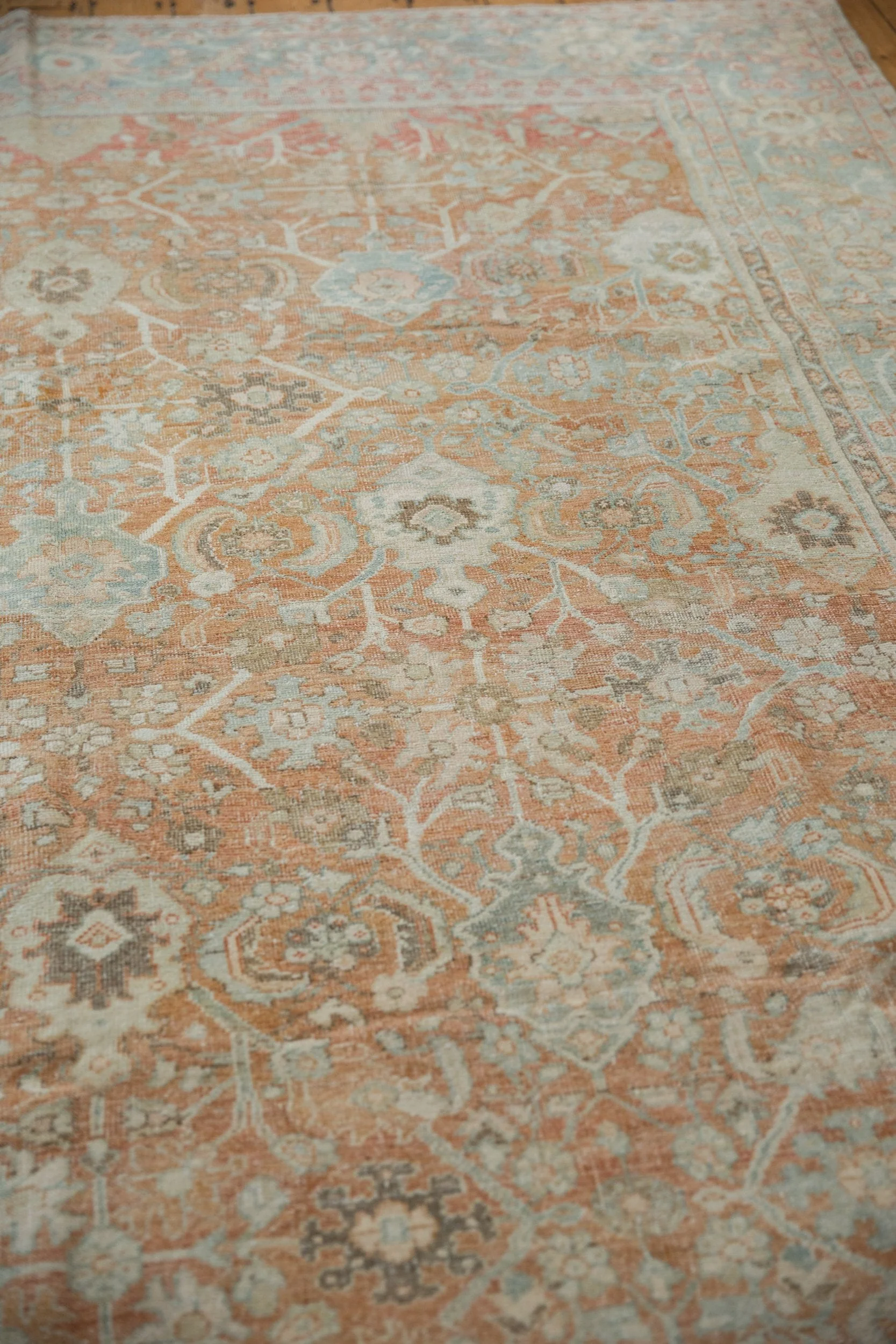 9x11.5 Vintage Distressed Mahal Carpet - Image 5