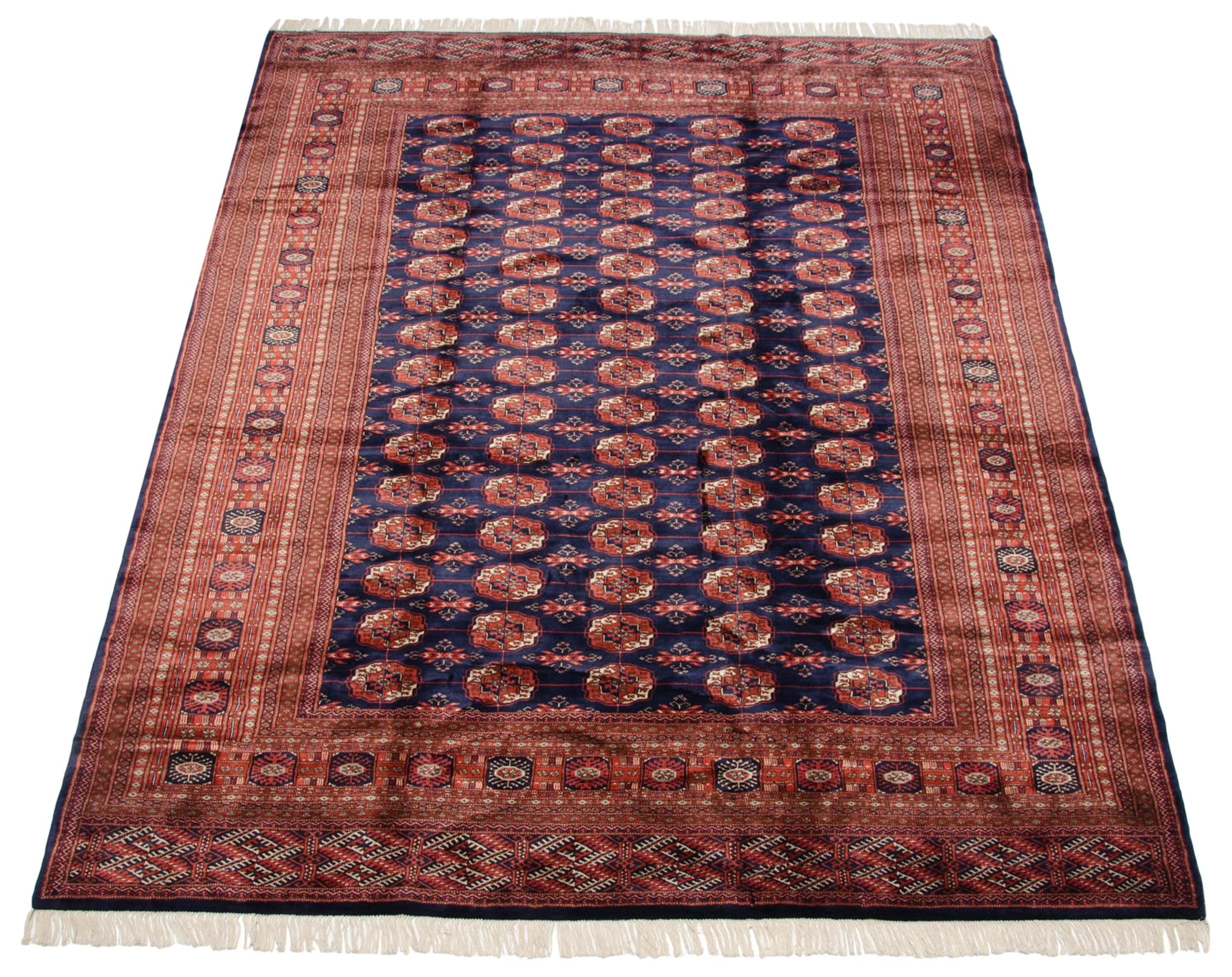 9x11.5 Vintage Fine Bokhara Carpet - Image 3