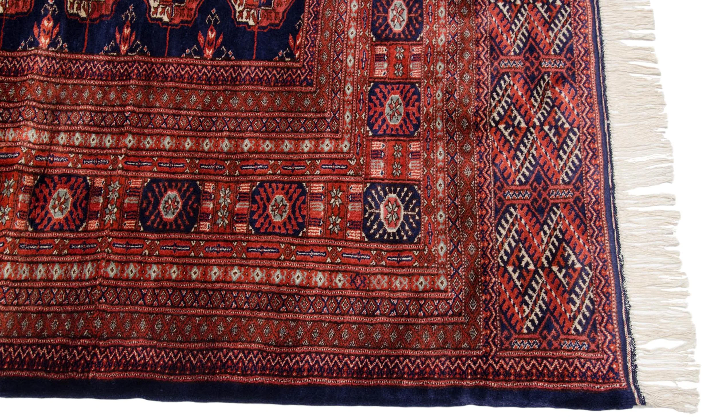 9x11.5 Vintage Fine Bokhara Carpet - Image 4