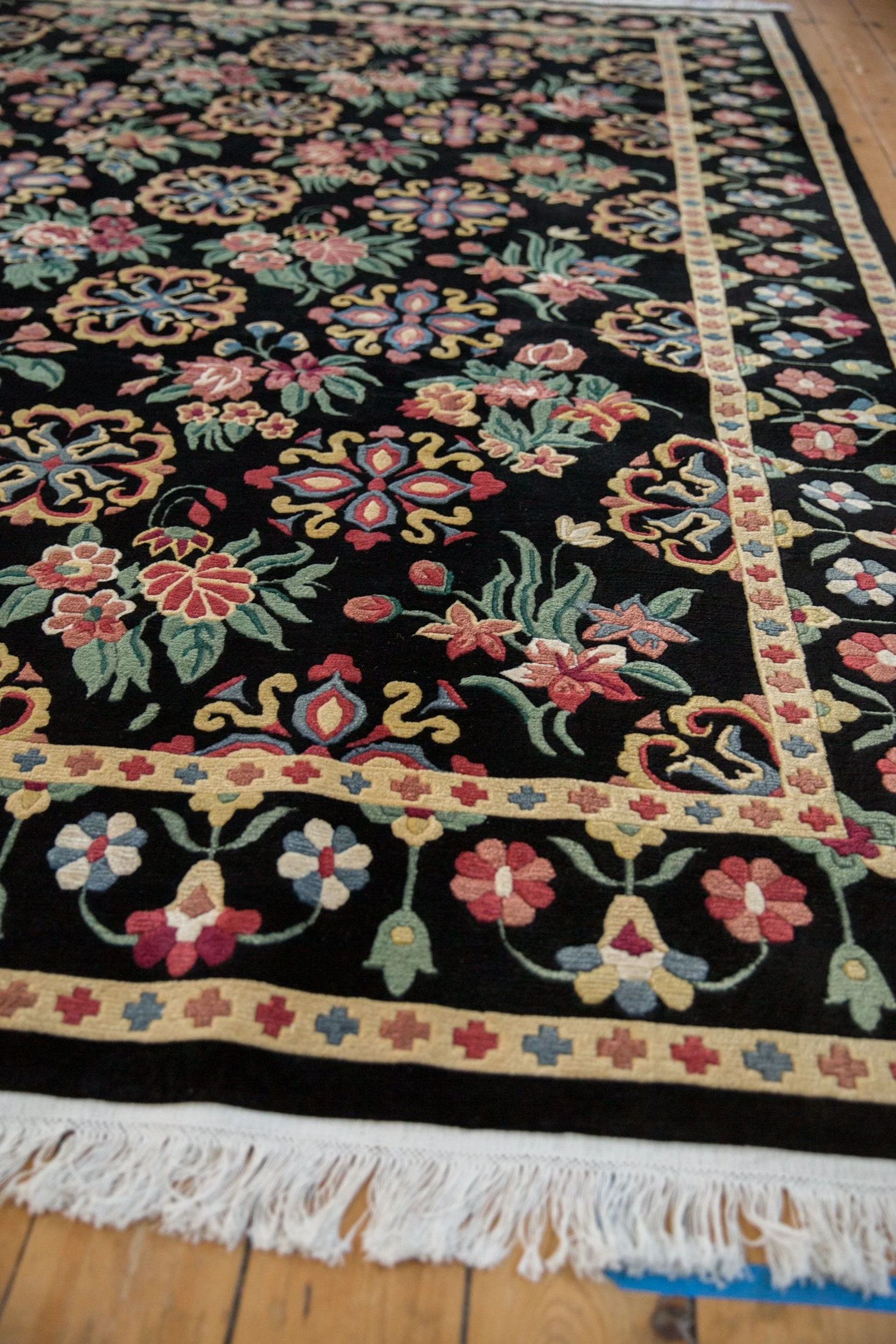 9x11.5 Vintage Indian Arts And Crafts Design Carpet - Image 11