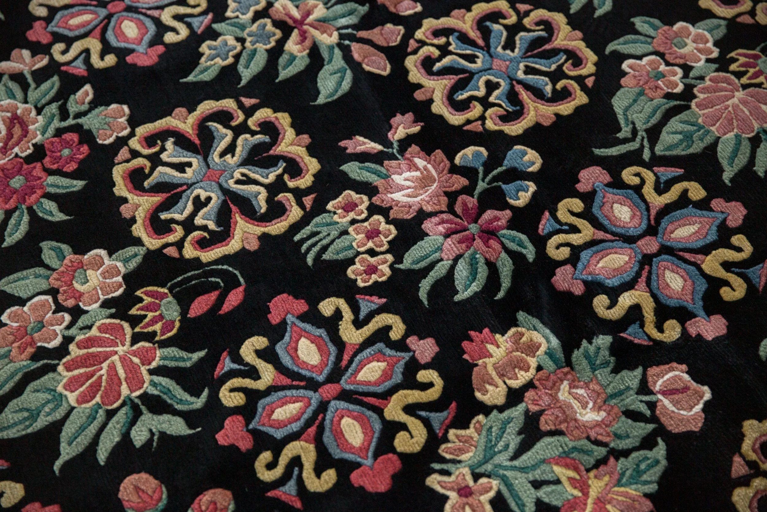 9x11.5 Vintage Indian Arts And Crafts Design Carpet - Image 12