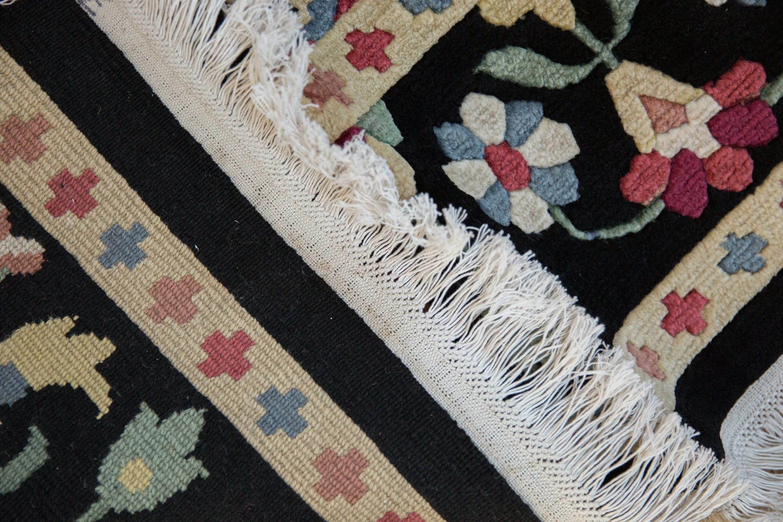 9x11.5 Vintage Indian Arts And Crafts Design Carpet - Image 15
