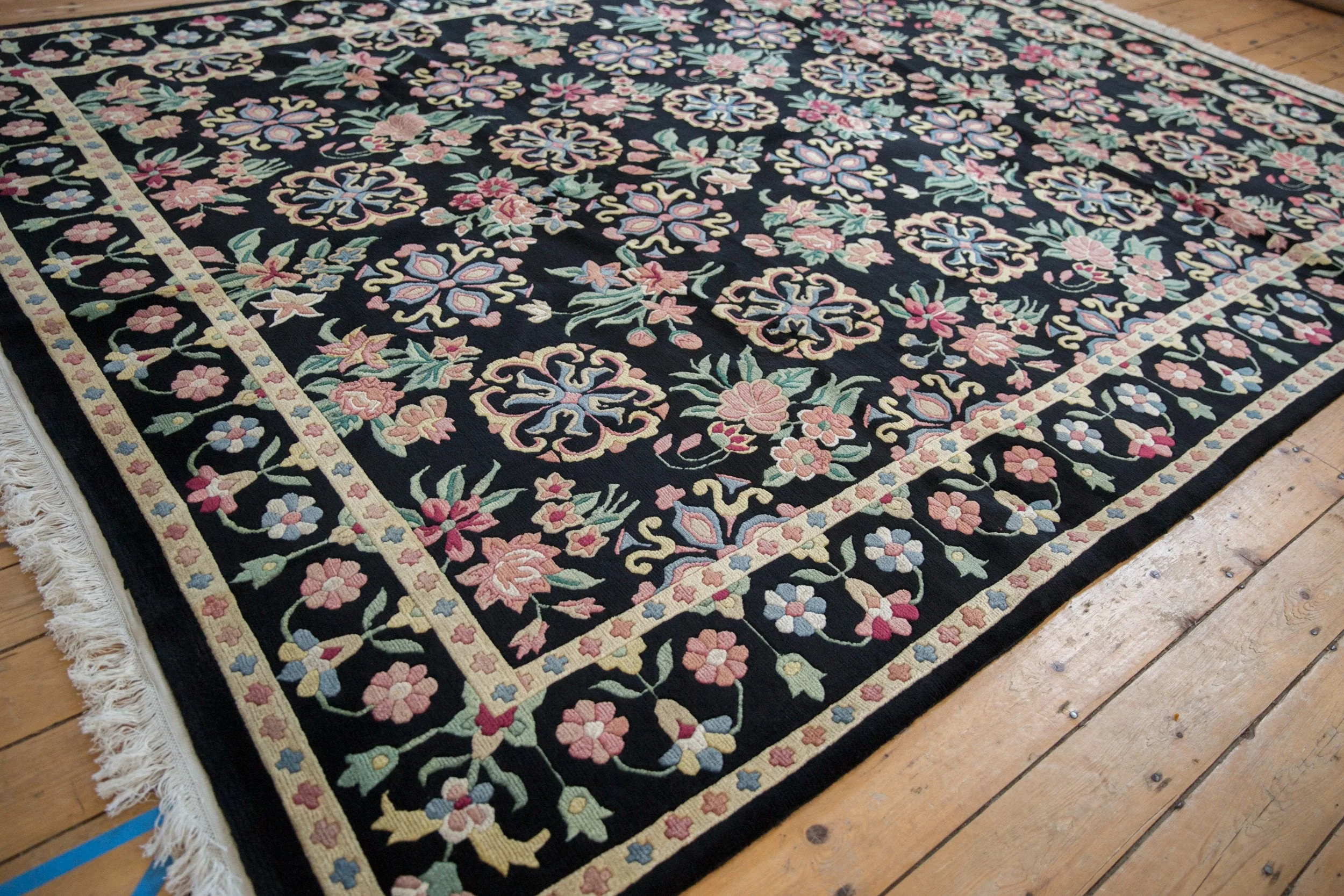 9x11.5 Vintage Indian Arts And Crafts Design Carpet - Image 8