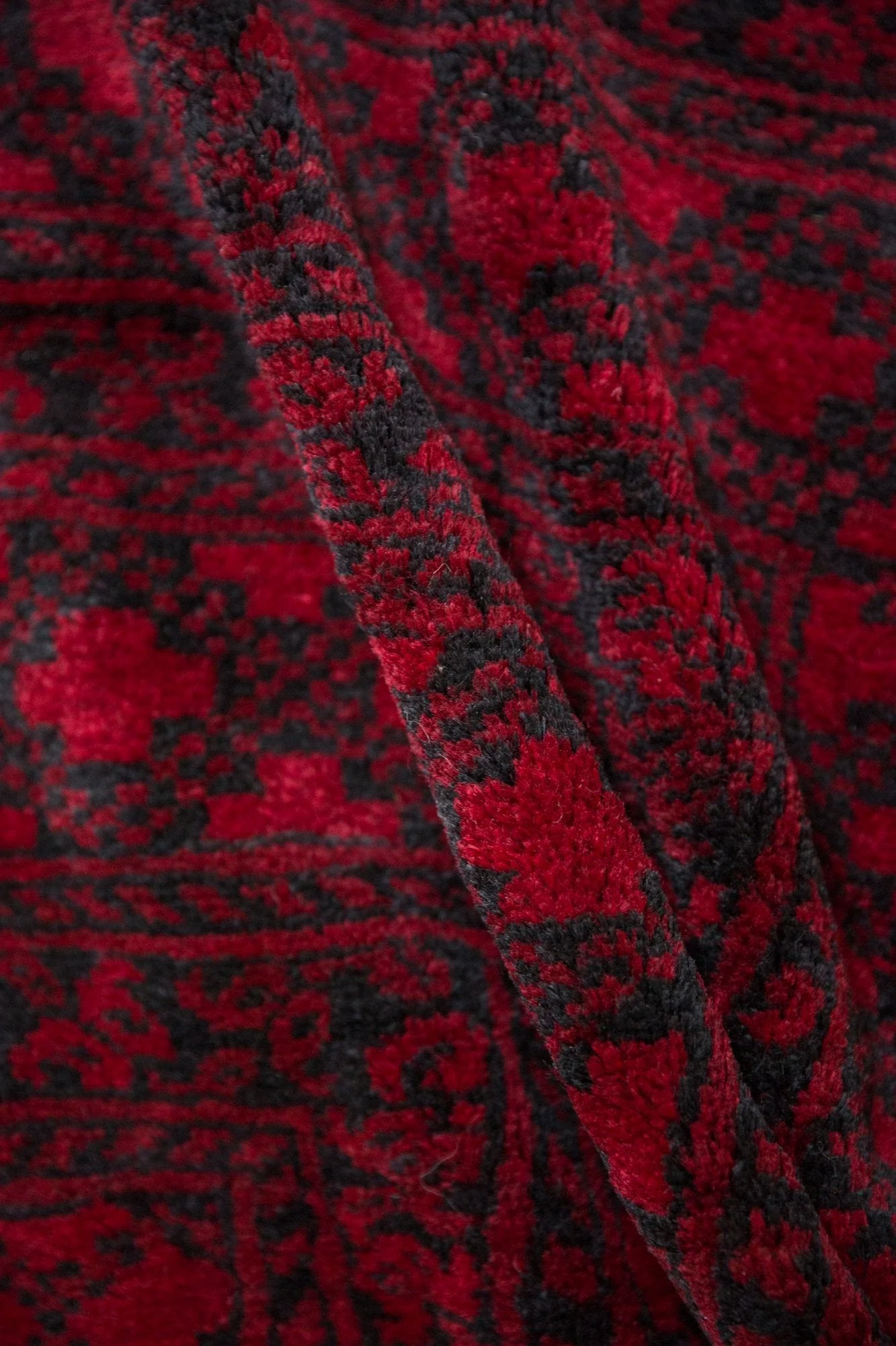 9x12.5 Vintage Afghani Ersari Design Carpet - Image 12