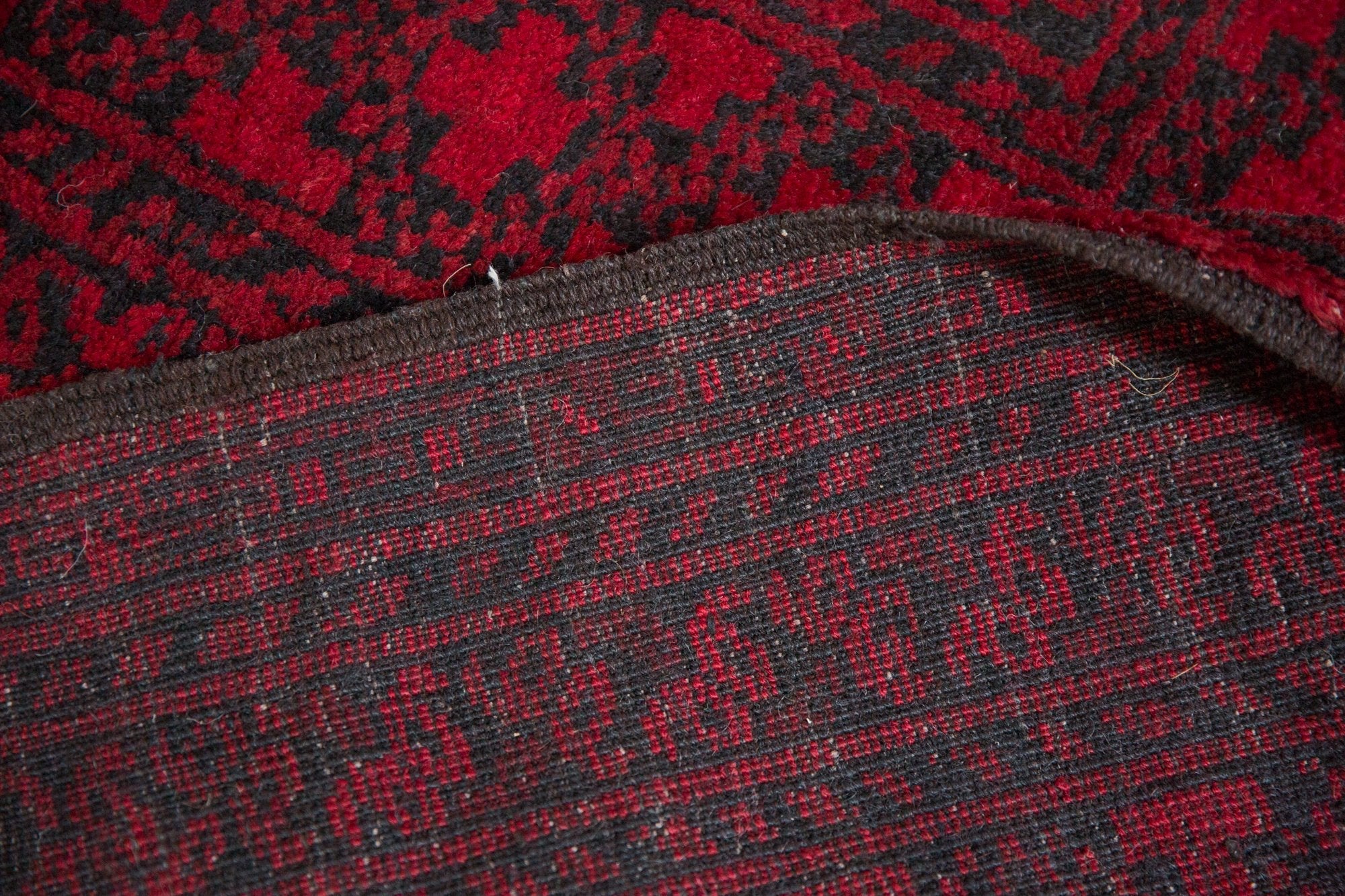 9x12.5 Vintage Afghani Ersari Design Carpet - Image 13