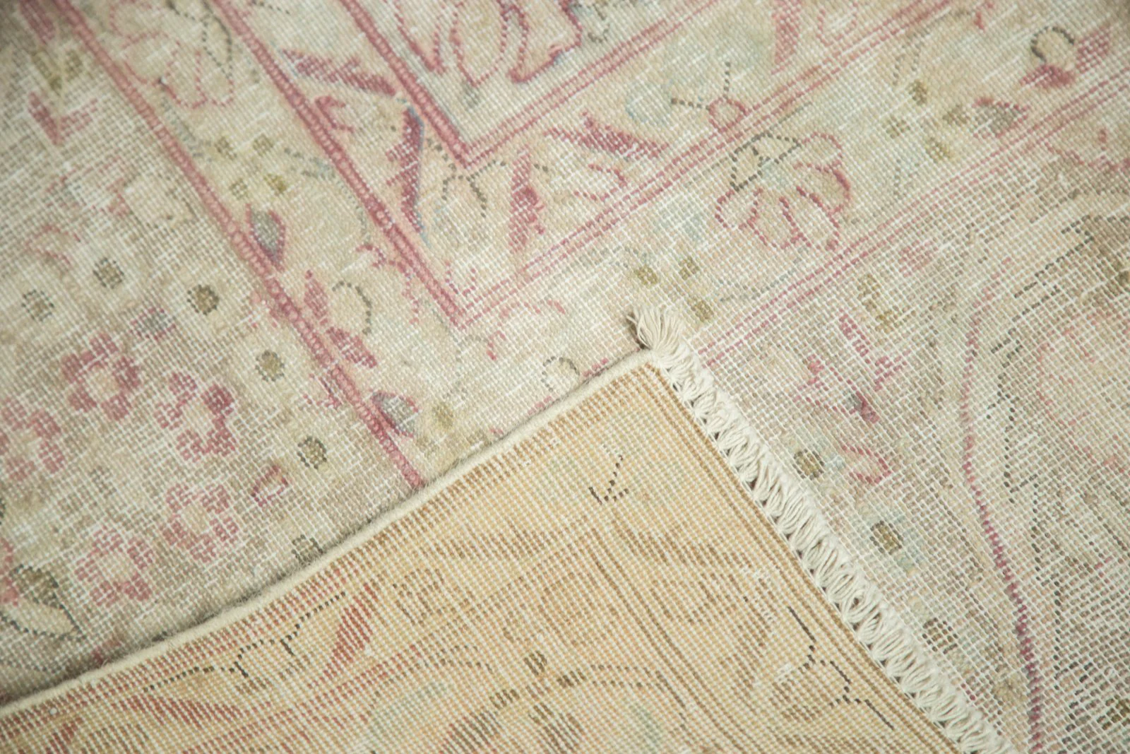 9x12.5 Vintage Distressed Meshed Carpet - Image 11