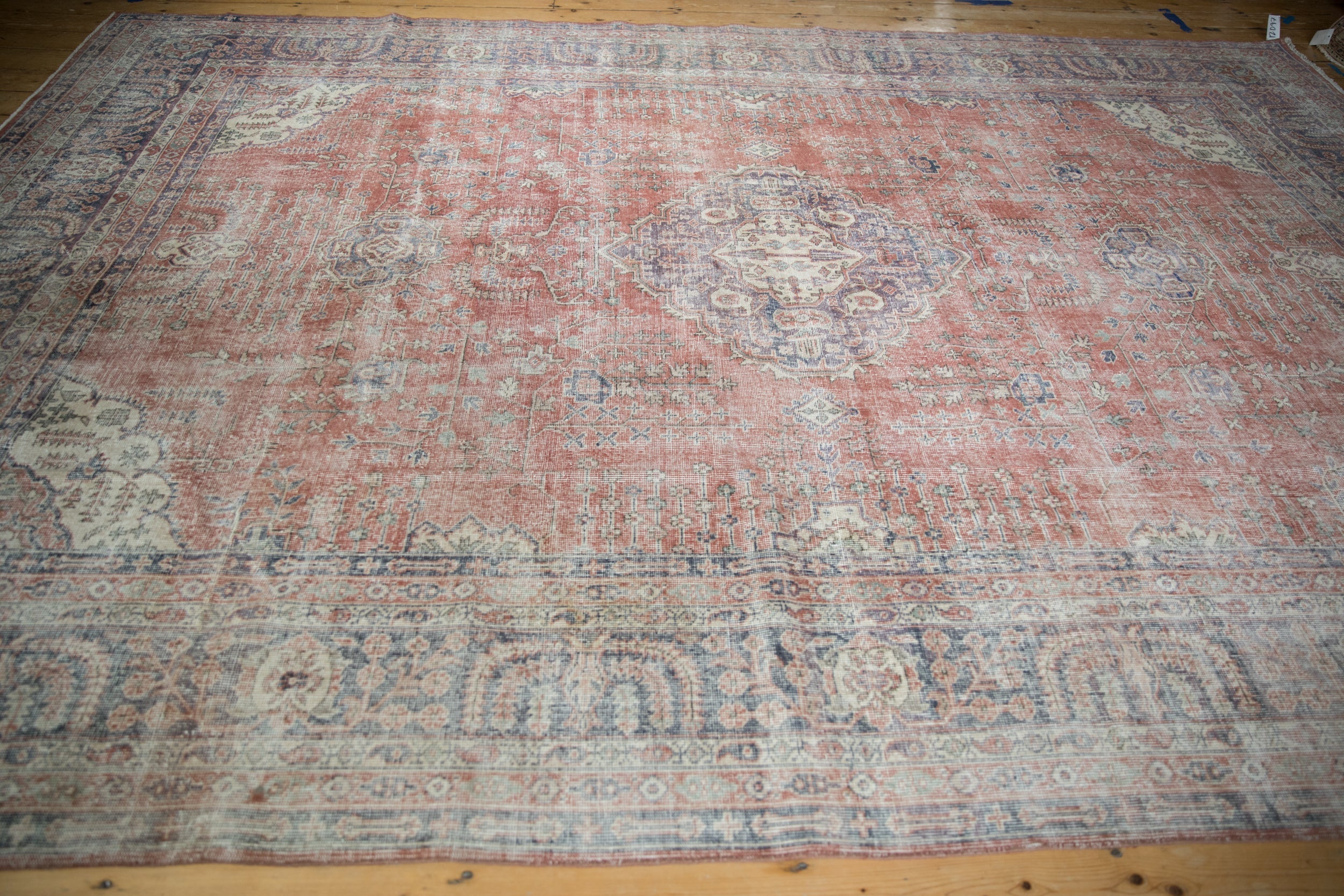 9x12.5 Vintage Distressed Sparta Carpet - Image 6