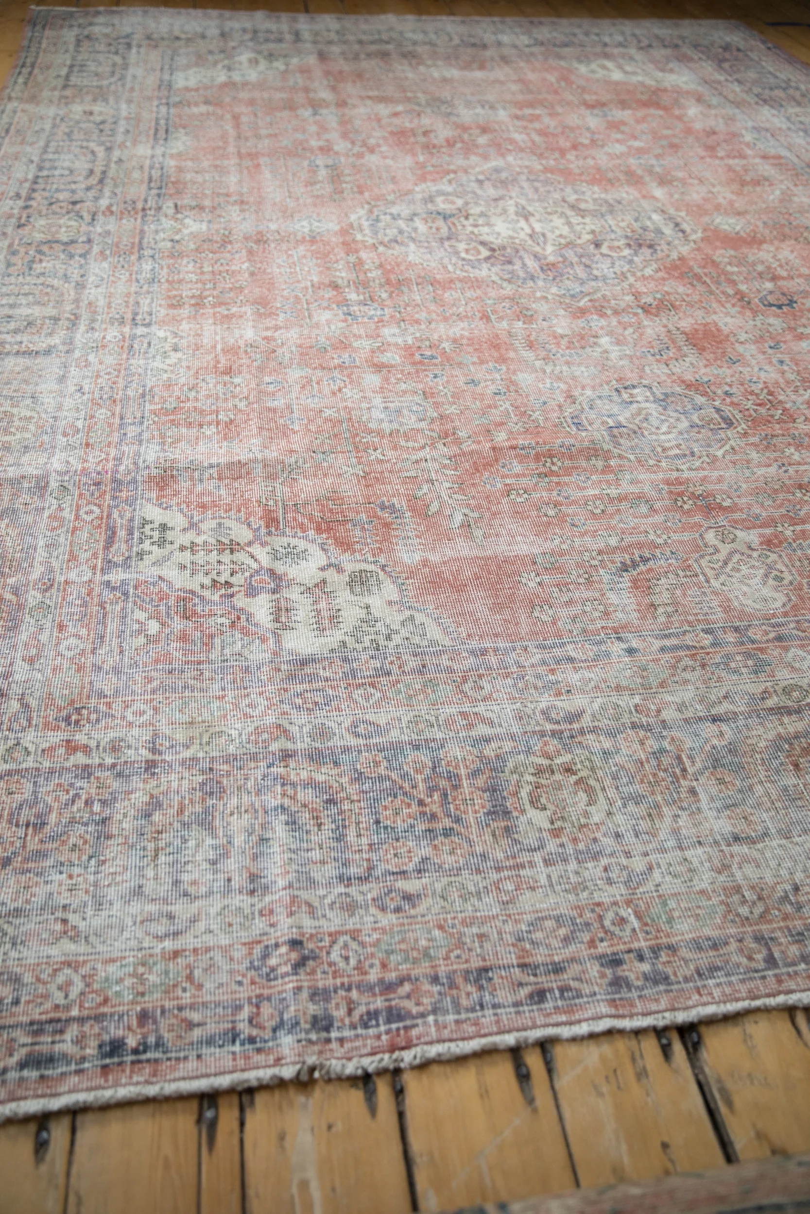 9x12.5 Vintage Distressed Sparta Carpet - Image 8