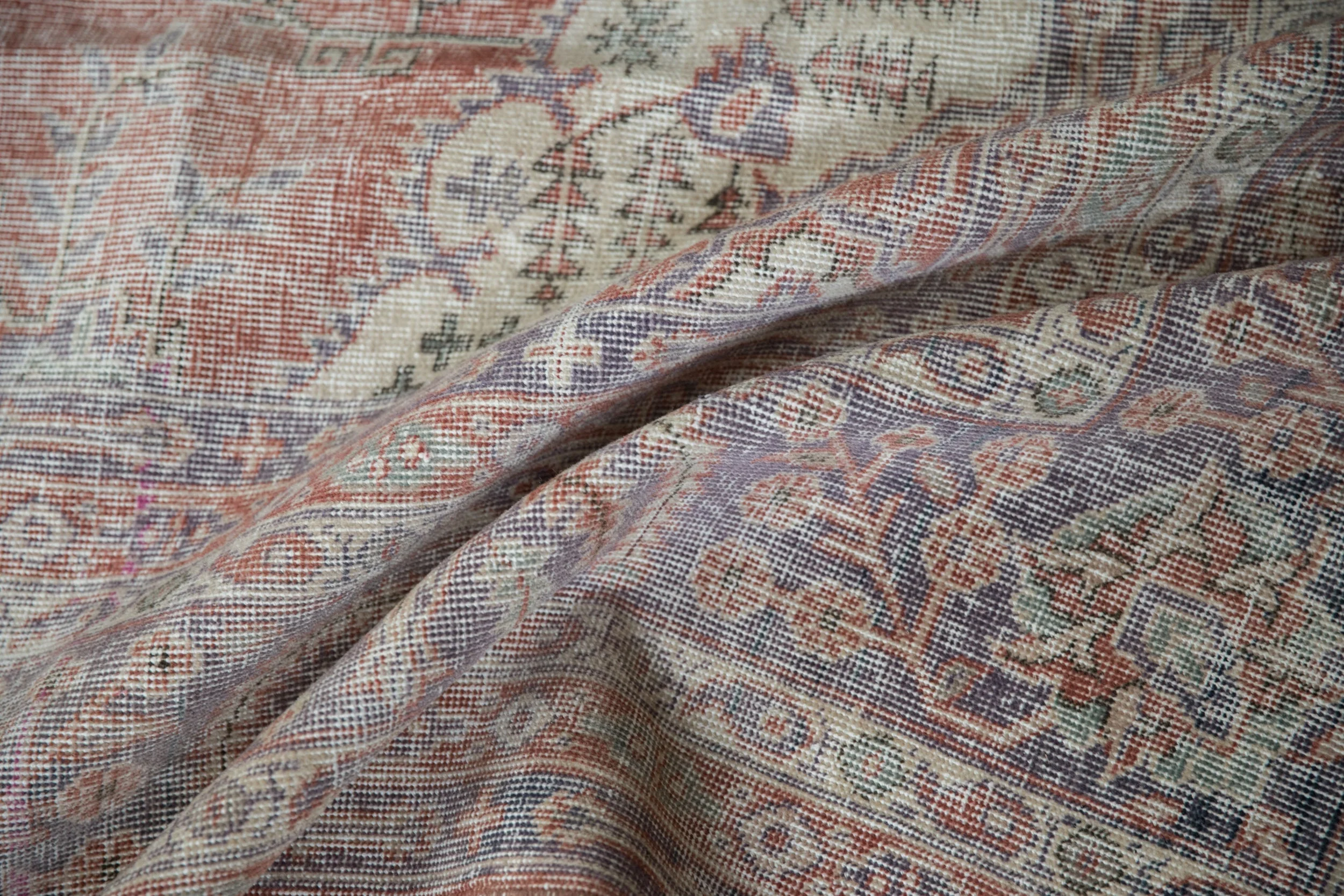 9x12.5 Vintage Distressed Sparta Carpet - Image 9