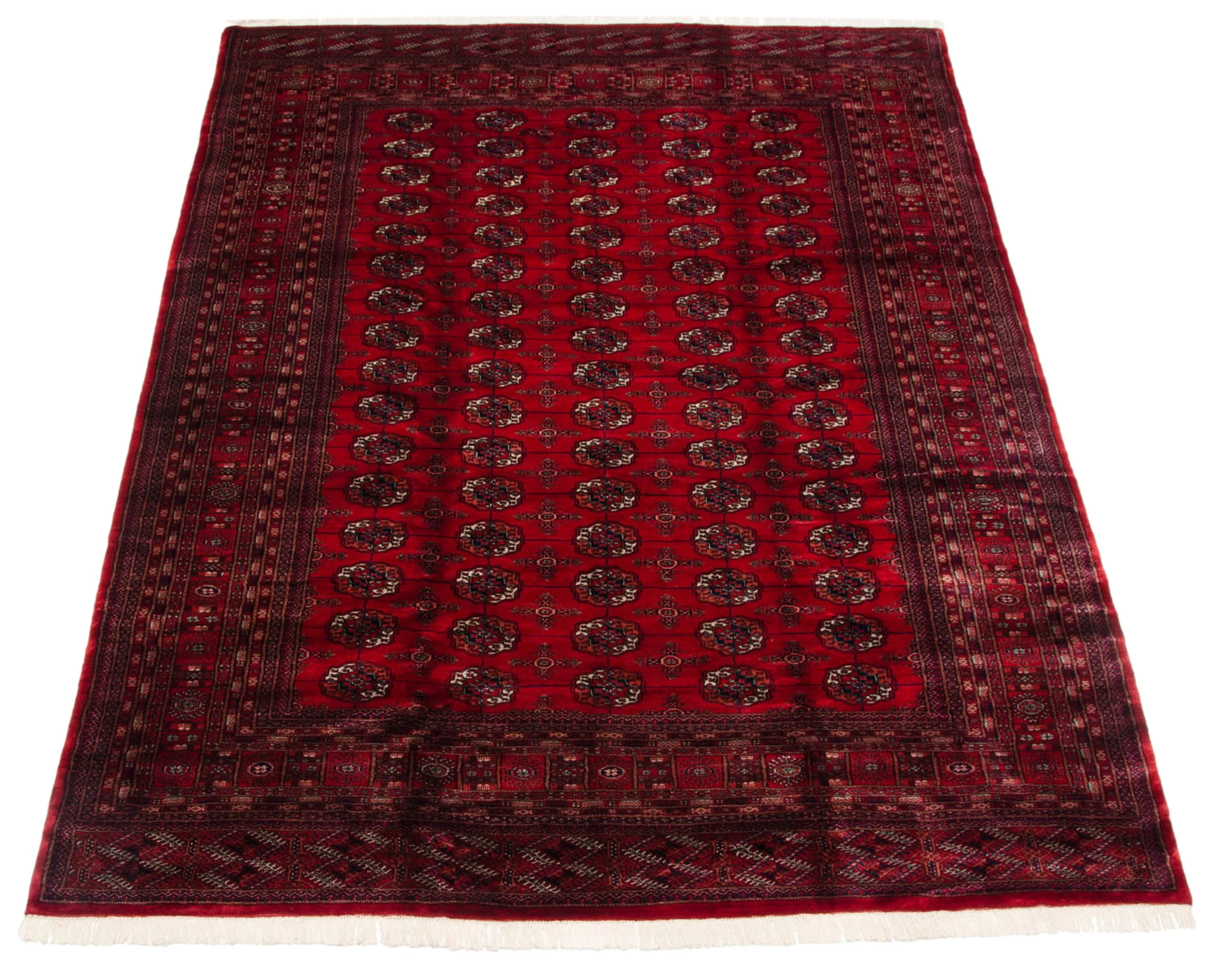 9x12.5 Vintage Fine Bokhara Carpet - Image 3
