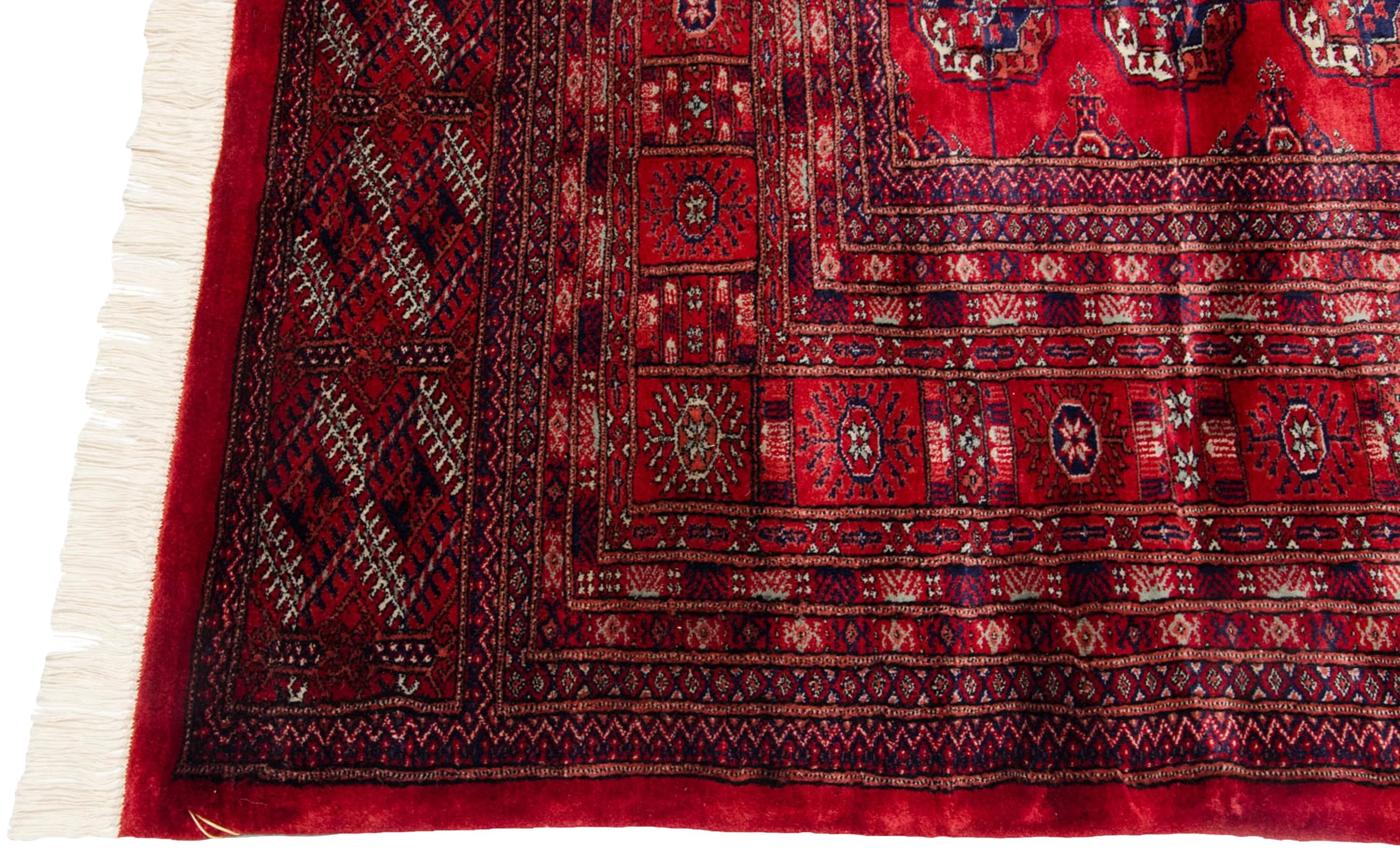 9x12.5 Vintage Fine Bokhara Carpet - Image 4