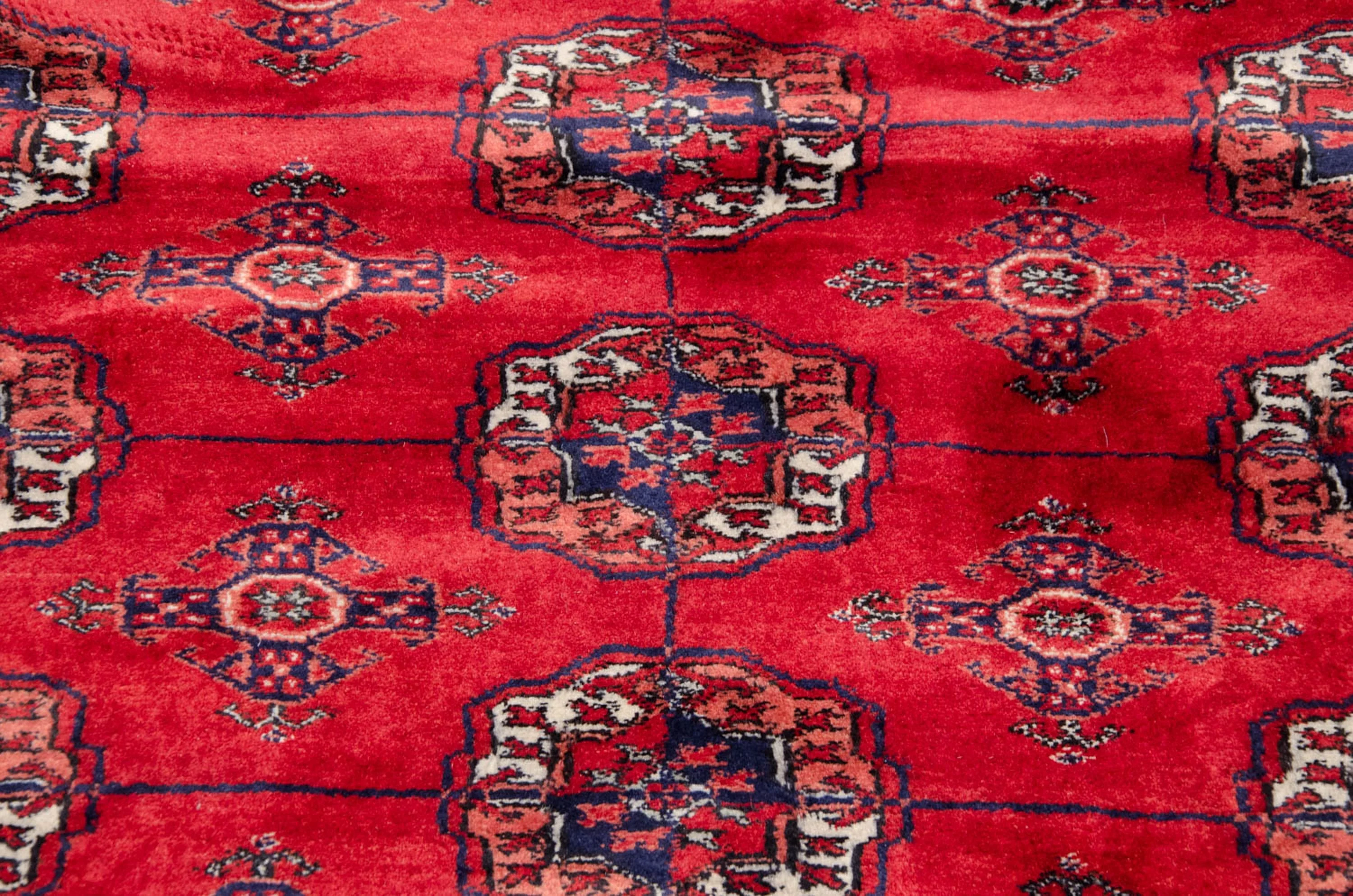 9x12.5 Vintage Fine Bokhara Carpet - Image 5