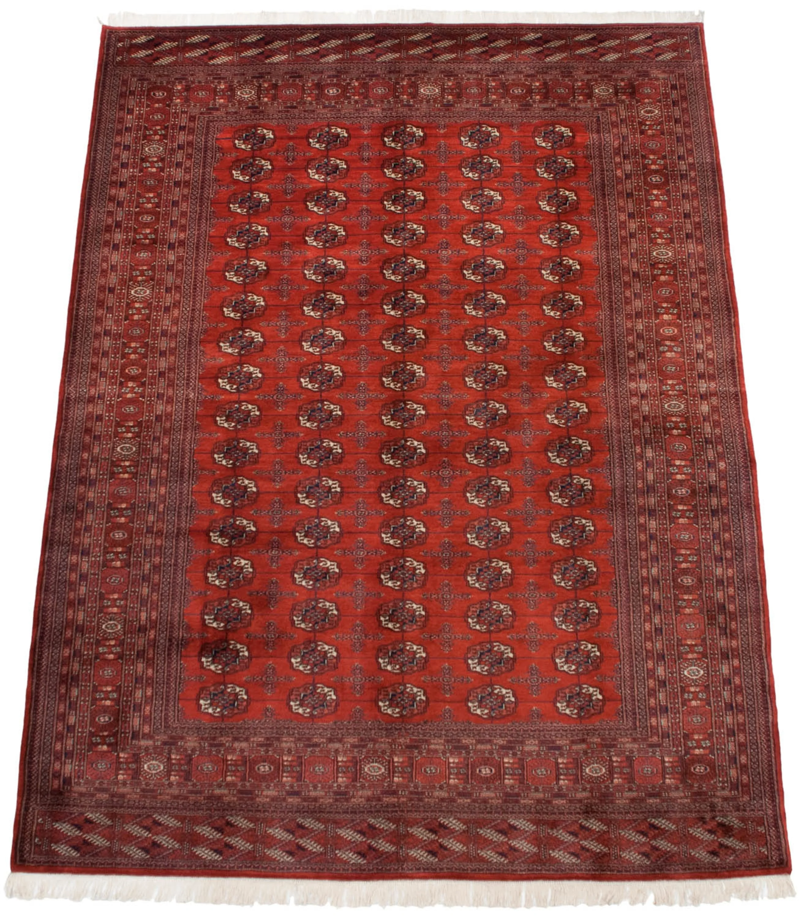 9x12.5 Vintage Fine Bokhara Carpet - Image 3