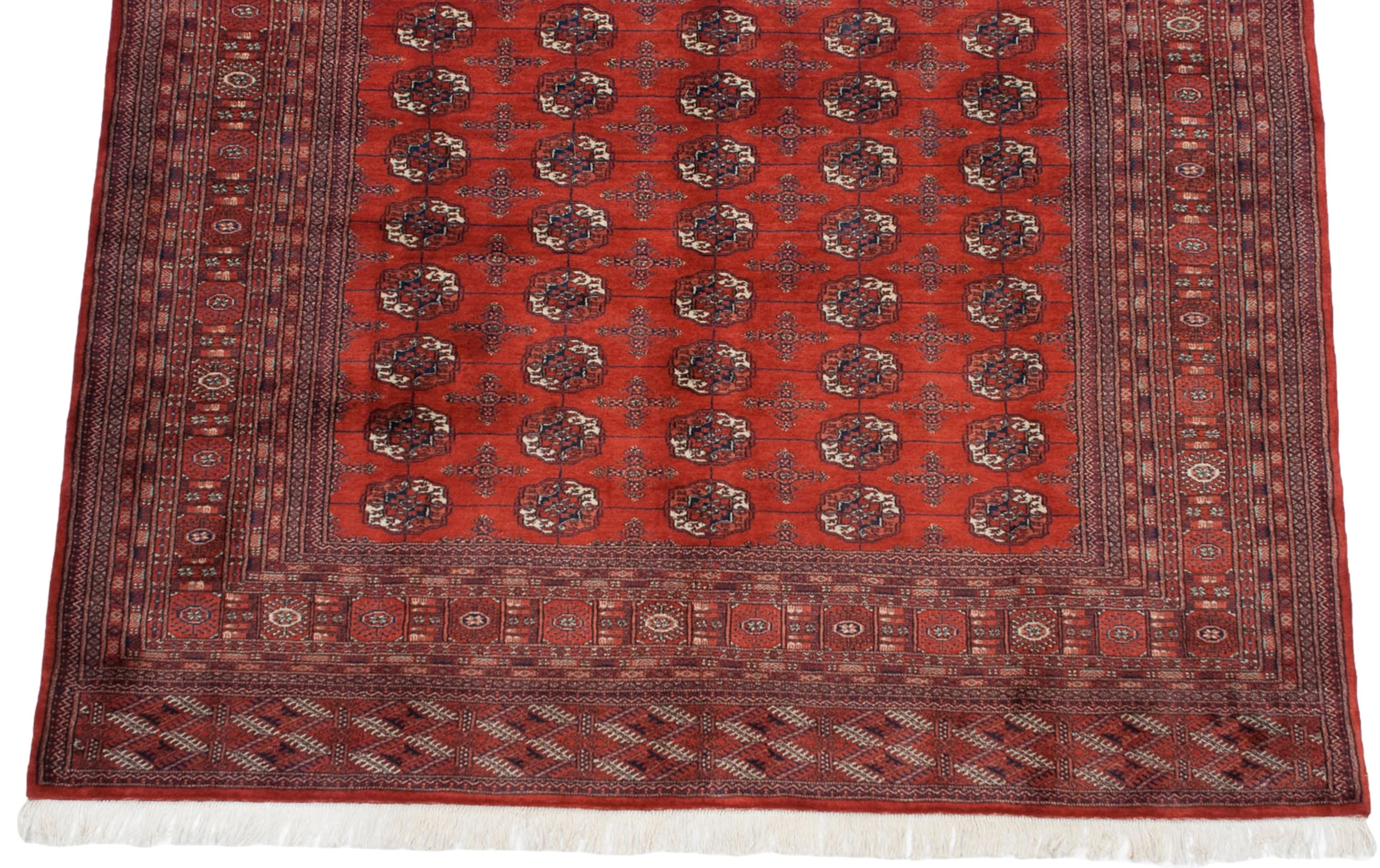 9x12.5 Vintage Fine Bokhara Carpet - Image 6